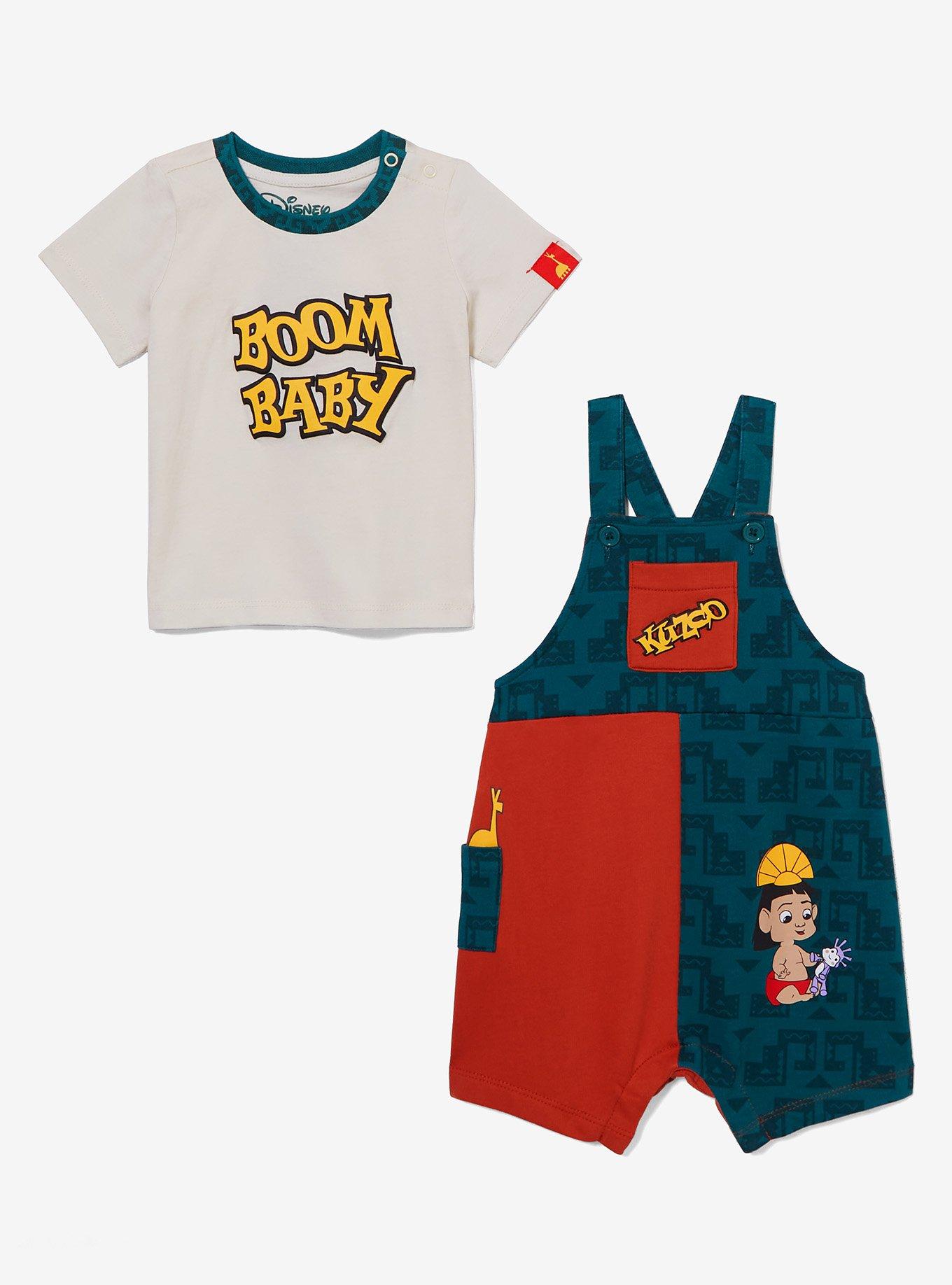 Disney The Emperor's New Groove Kuzco Color Block Infant T-Shirt and Overall Set, , hi-res