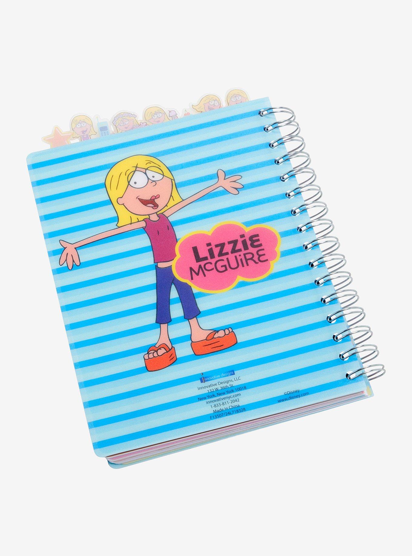 Disney Lizzie McGuire Cartoon Figural Tab Journal, , alternate