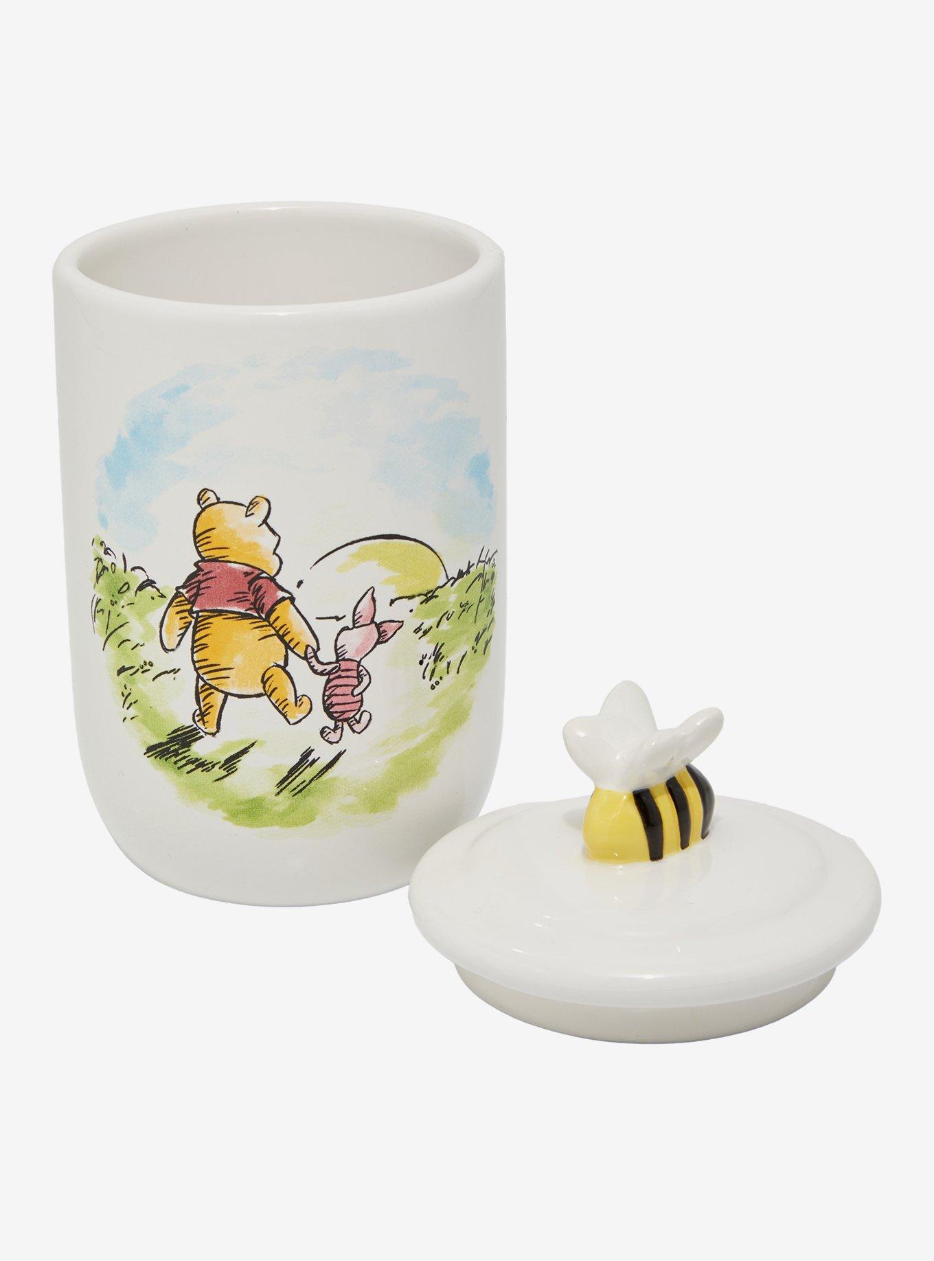 Disney Winnie the Pooh Piglet & Pooh Bear Canister and Lid