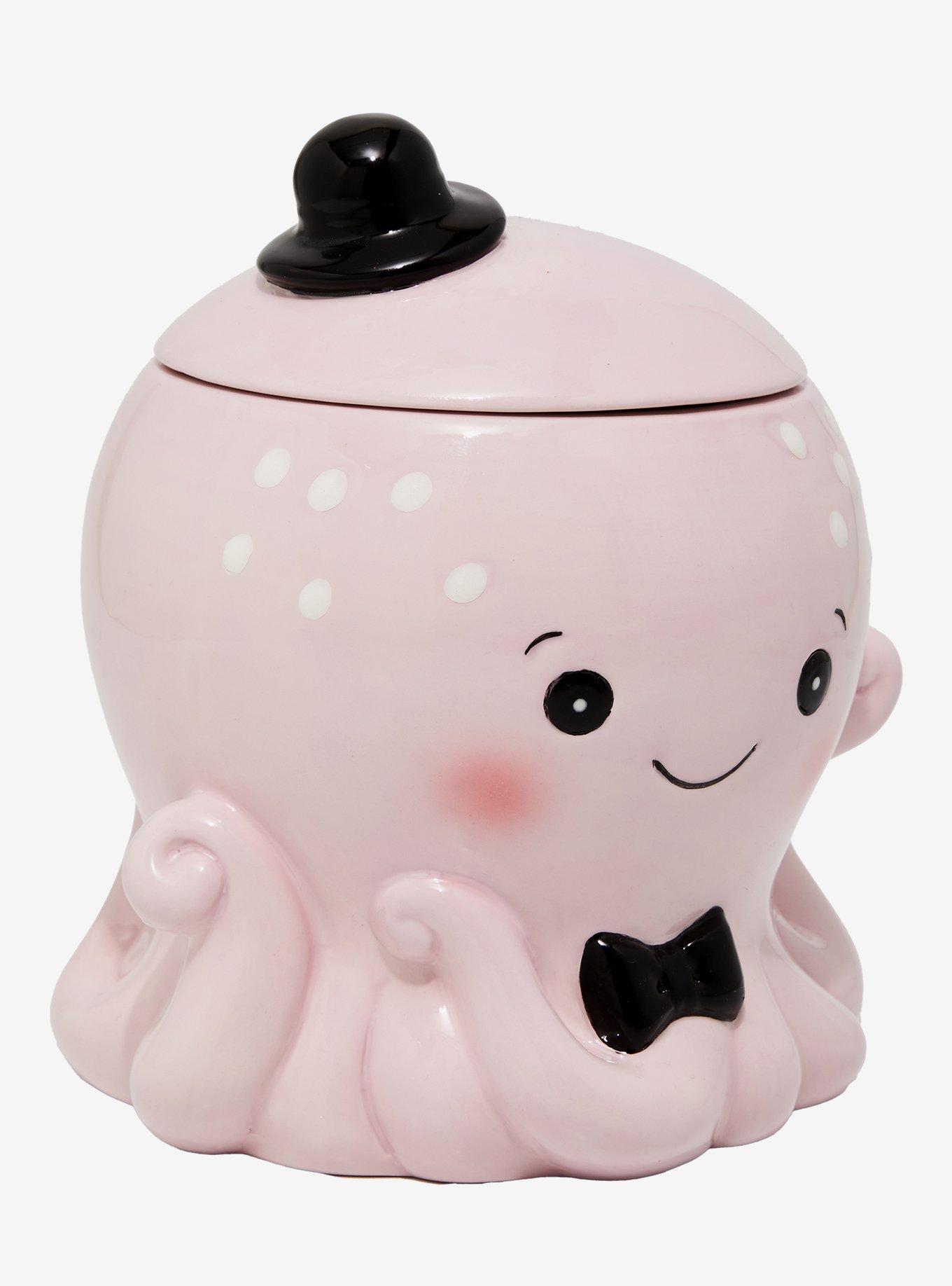 Octopus in Hat Figural Cookie Jar, , alternate