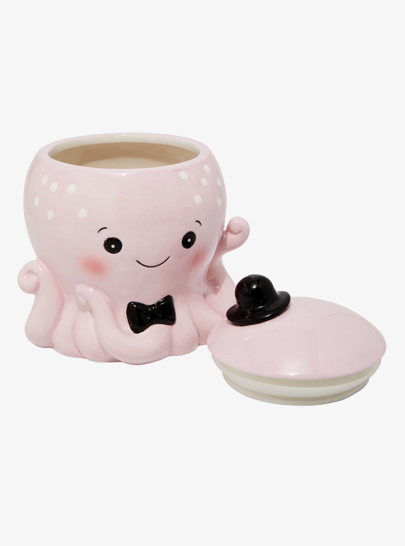 Octopus in Hat Figural Cookie Jar, , alternate