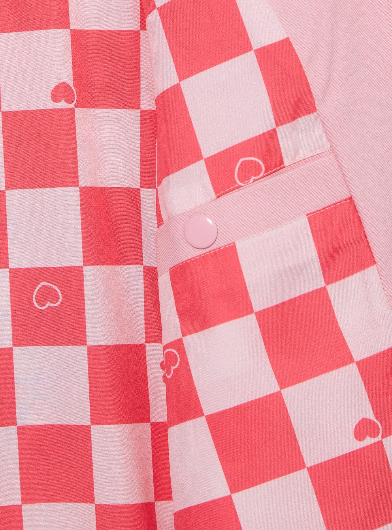 Sanrio My Melody & Kuromi Diner Women's Plus Size Cropped Jacket - BoxLunch Exclusive, PINK, alternate