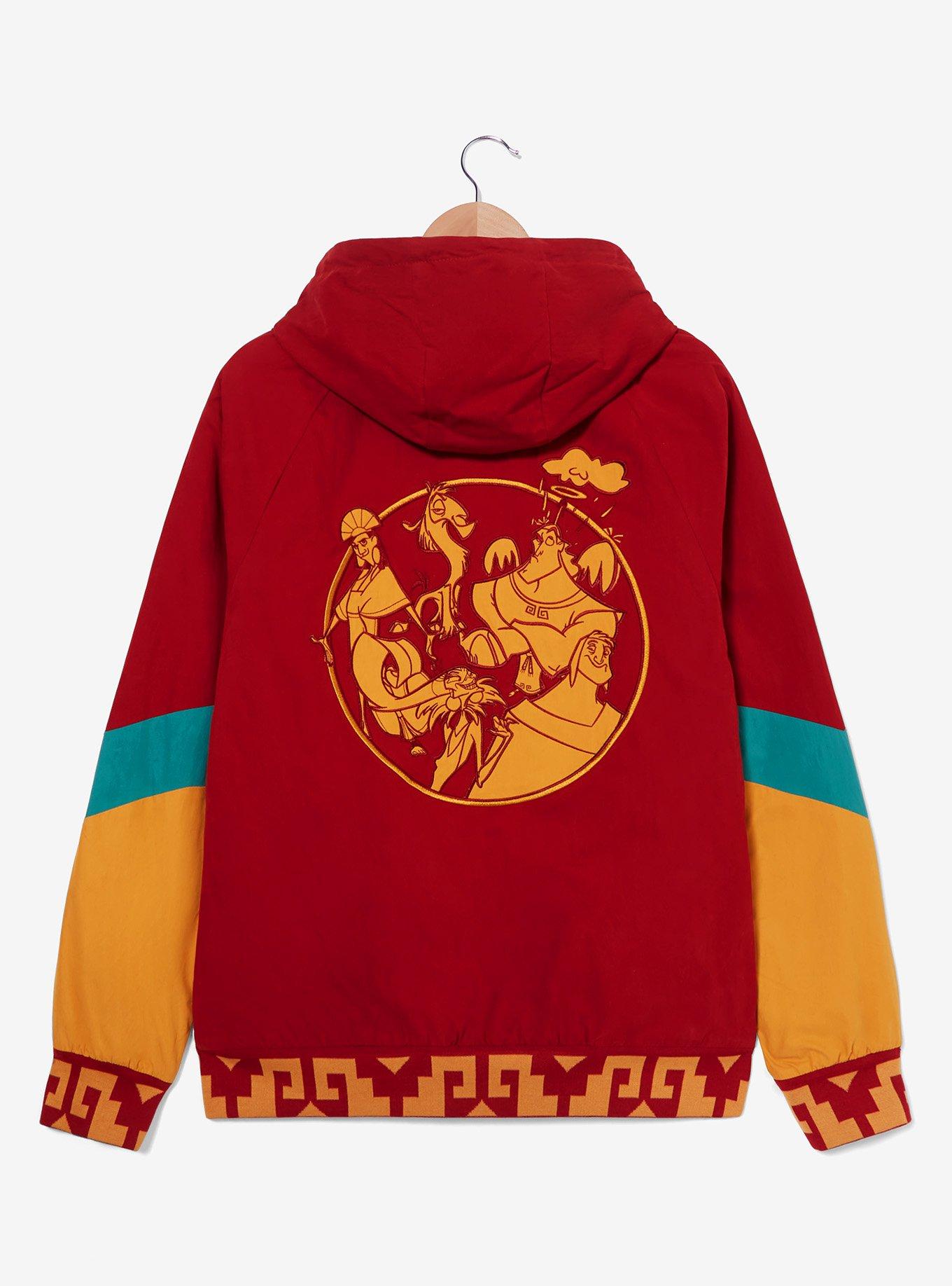 Disney The Emperor's New Groove Kuzco No Touchy! Windbreaker — BoxLunch Exclusive, DARK RED, alternate