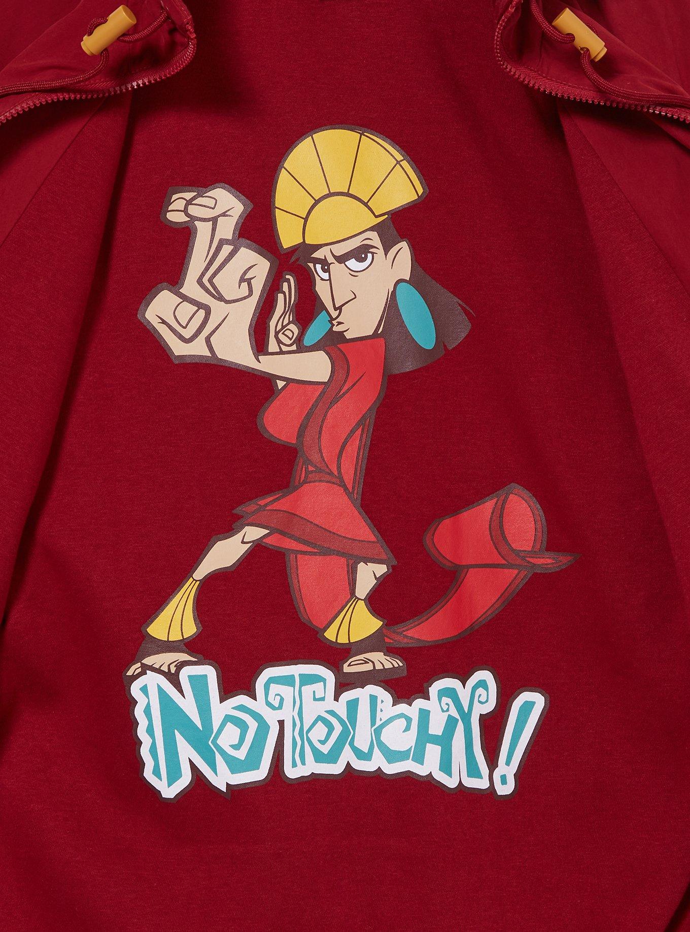 Disney The Emperor's New Groove Kuzco No Touchy! Windbreaker — BoxLunch Exclusive, DARK RED, alternate