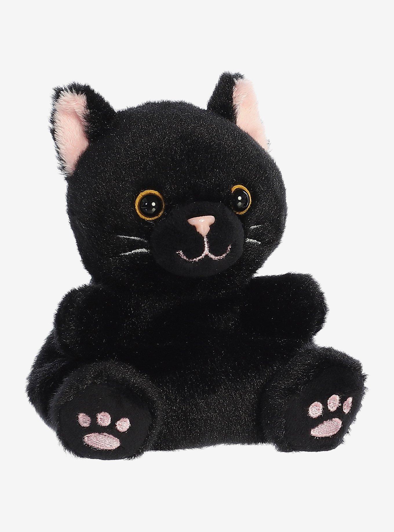 Aurora Palm Pals Twilight Black Cat Plush, , hi-res