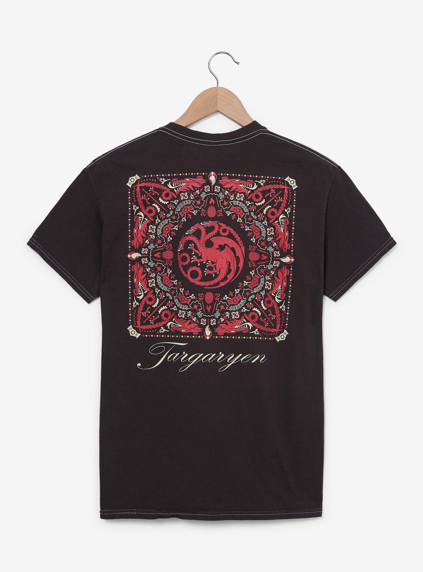 House of the Dragon Targaryen T-Shirt &mdash; BoxLunch Exclusive, GREY, alternate