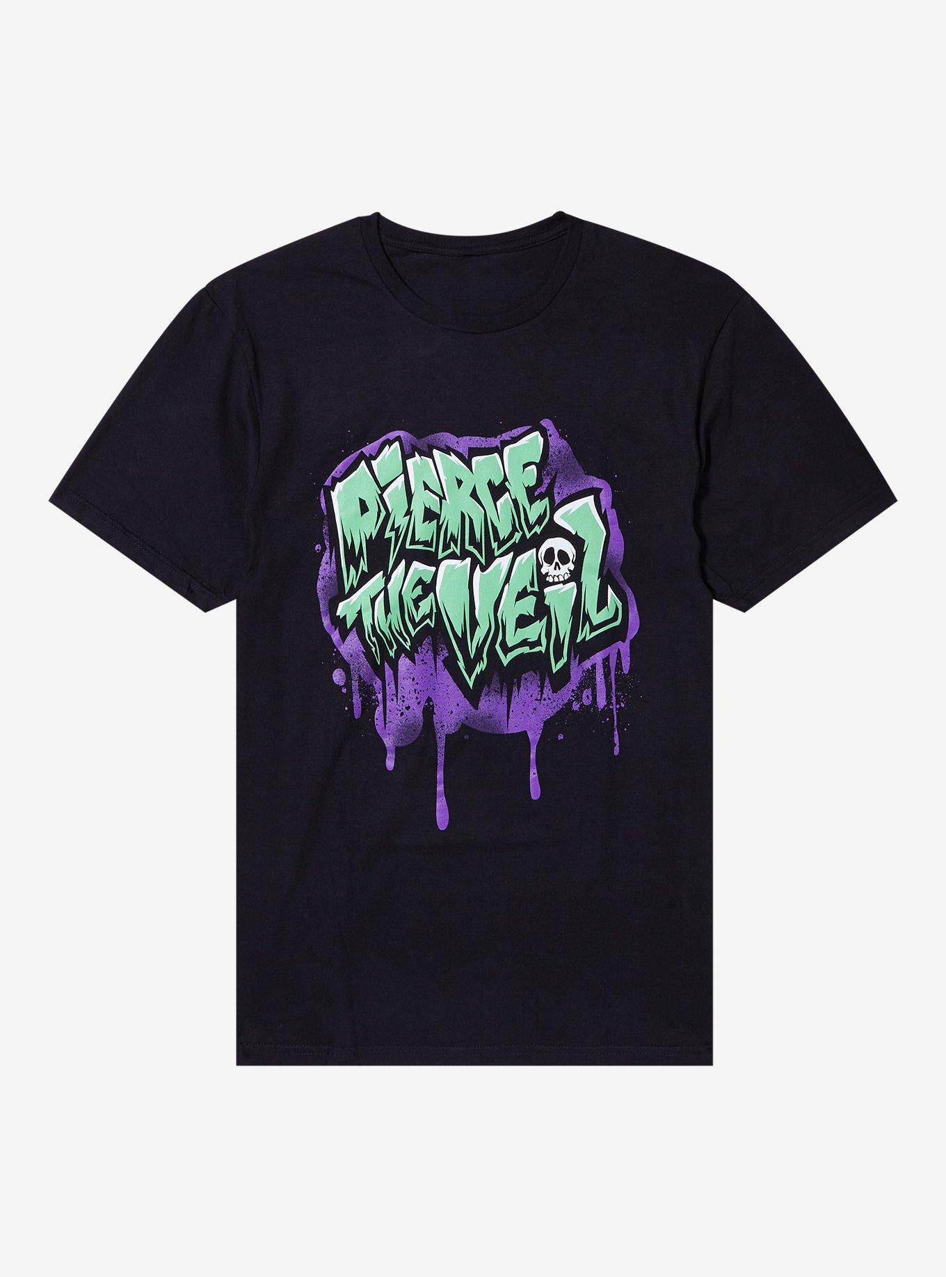 Shop Pierce The Veil Graffiti Logo T-Shirt