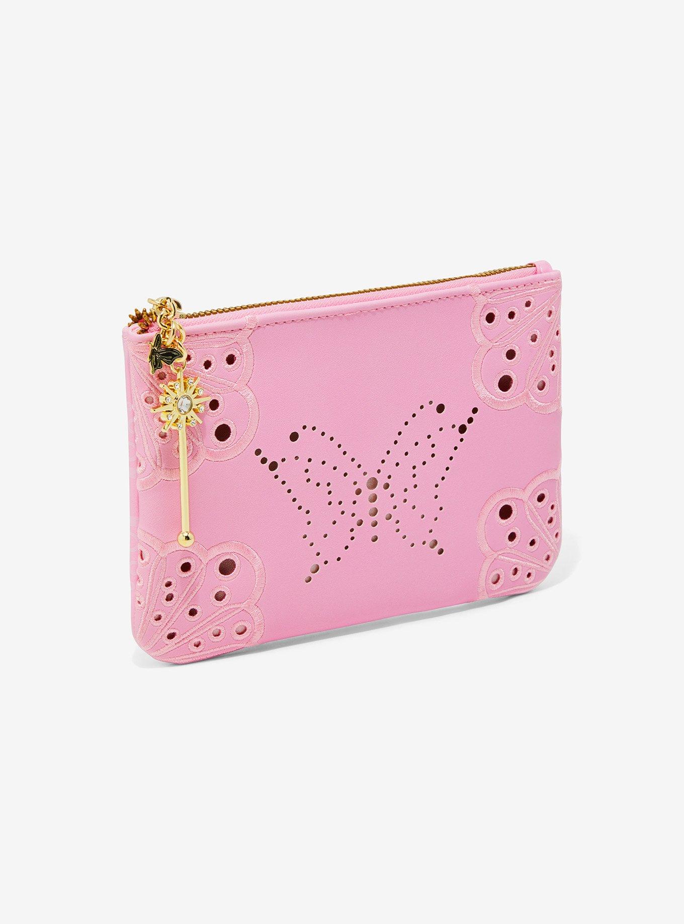 Her Universe Wicked Glinda Pink Butterfly Zipper Wallet, , hi-res