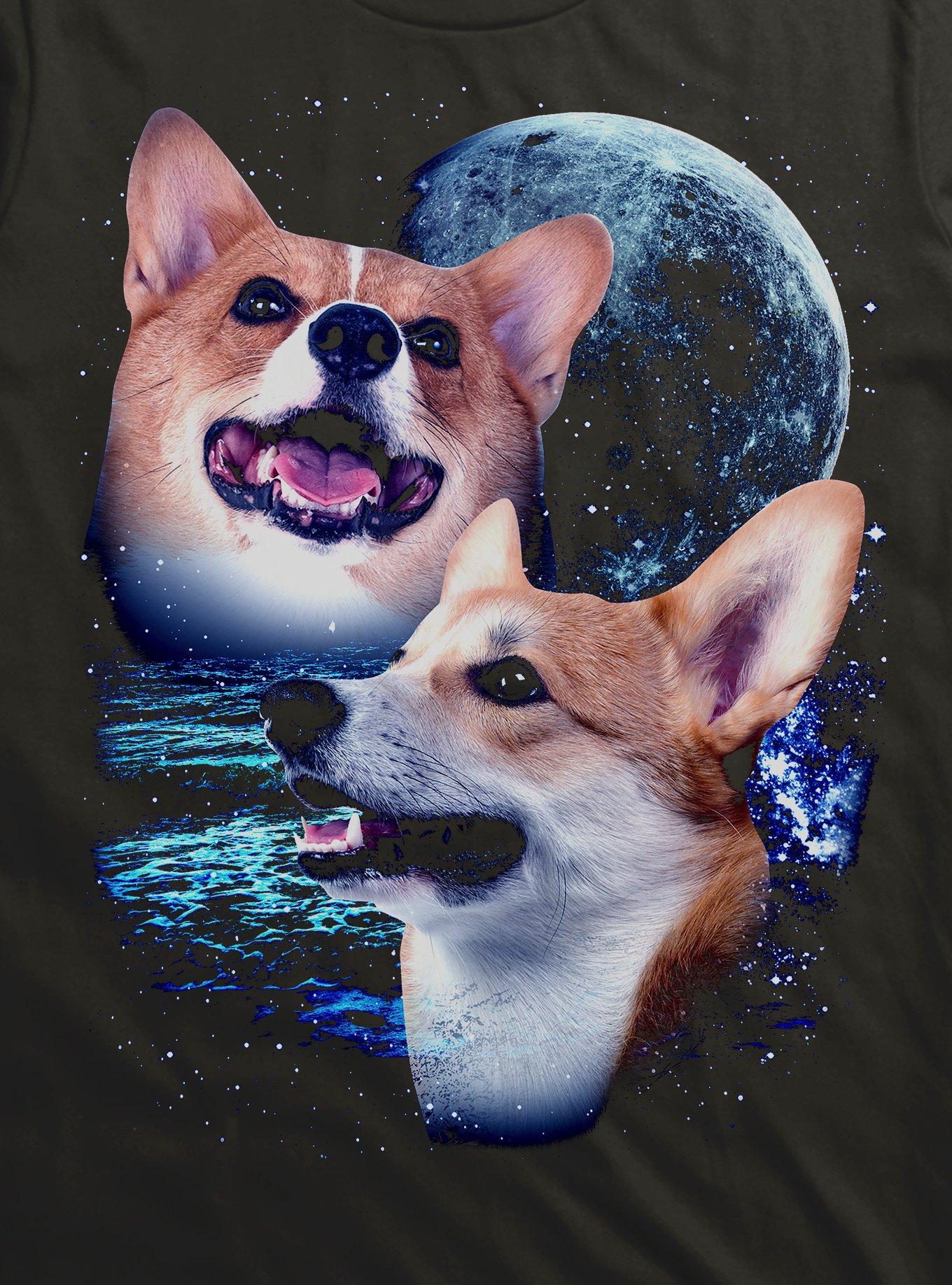 Space Corgi T-Shirt, , hi-res
