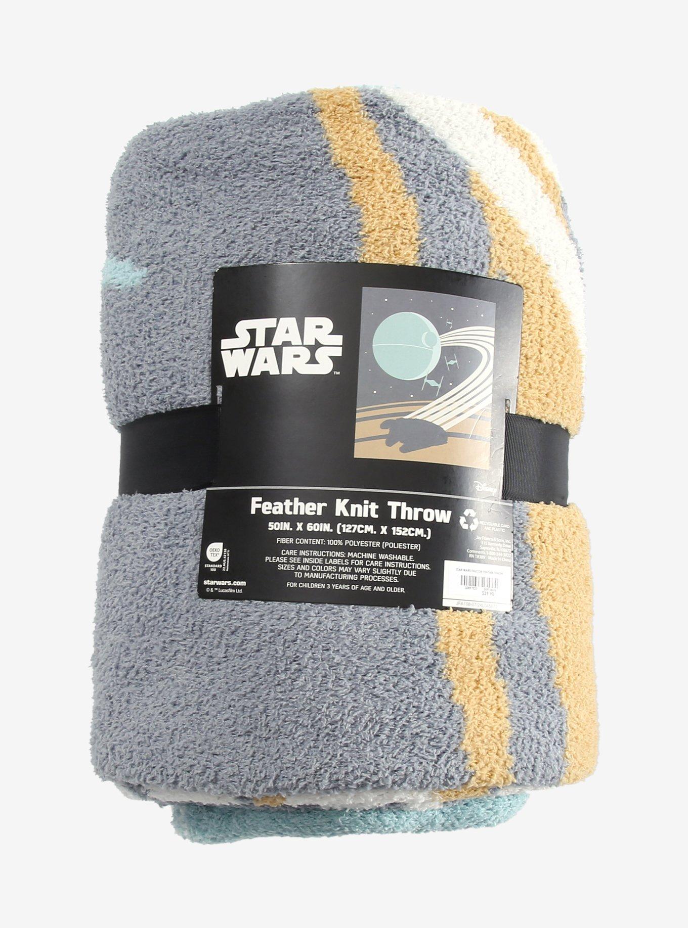 Star Wars Millennium Falcon Feather Knit Throw, , alternate