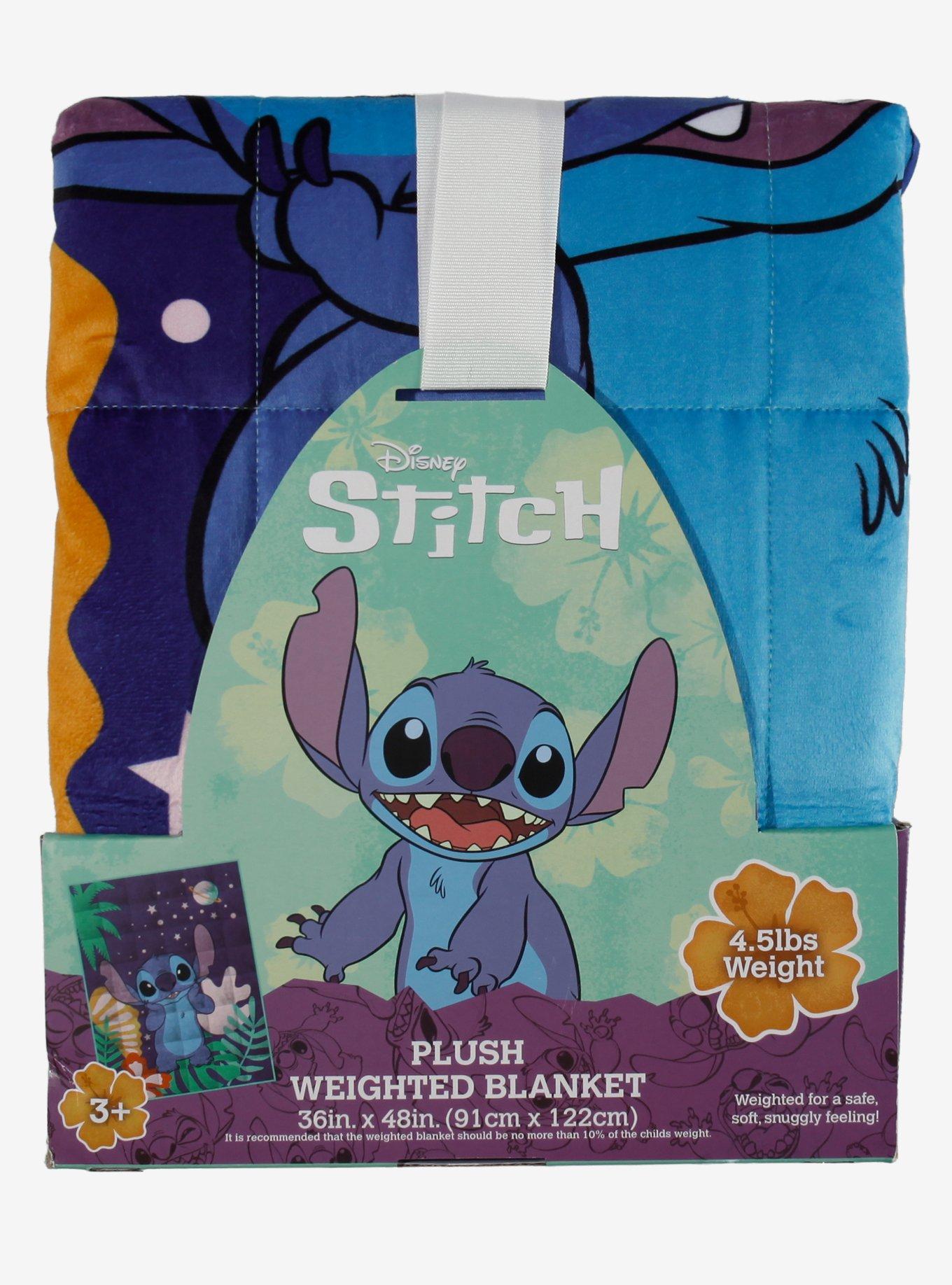 Disney Lilo & Stitch Tropical Space Weighted Blanket, , alternate