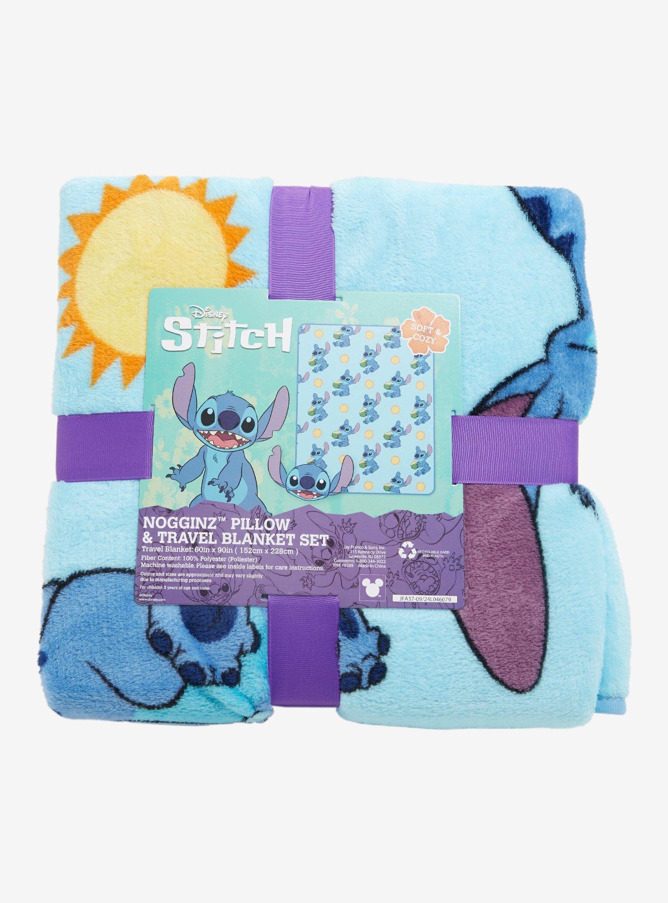 Disney Lilo & Stitch Sunshine Stitch Throw and Pillow Set, , alternate