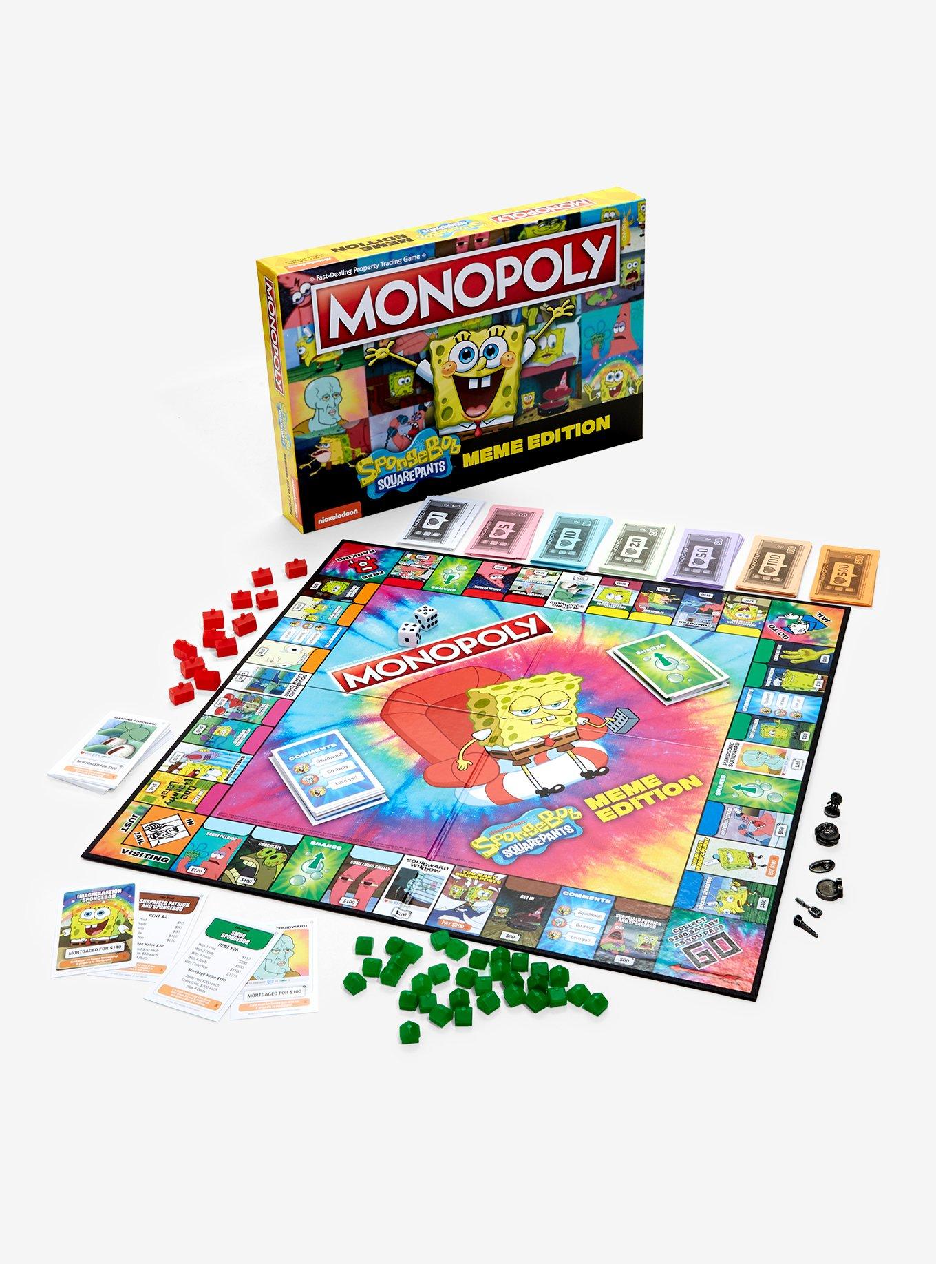 SpongeBob SquarePants Meme Edition Monopoly Board Game, , alternate