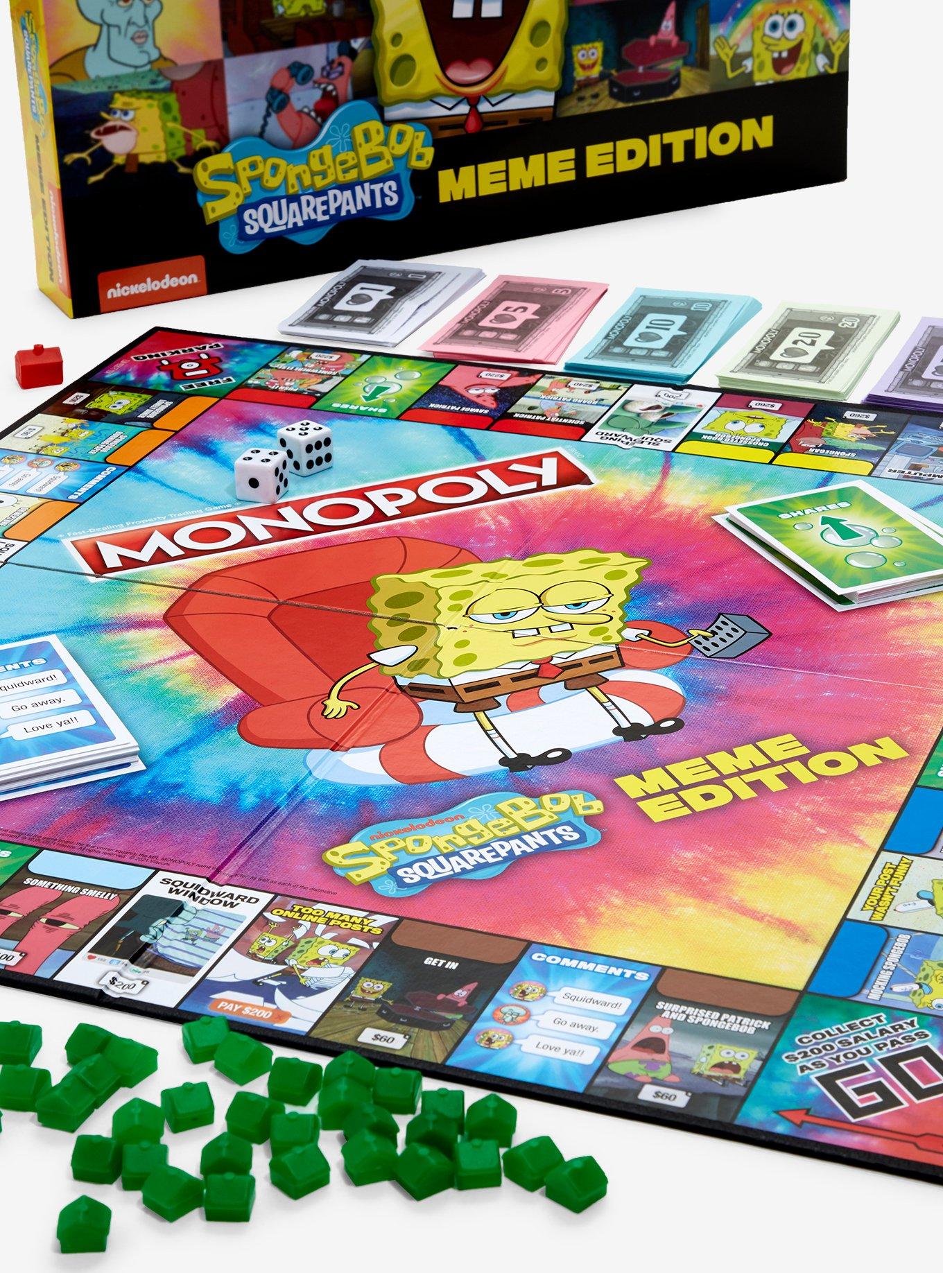 SpongeBob SquarePants Meme Edition Monopoly Board Game, , alternate