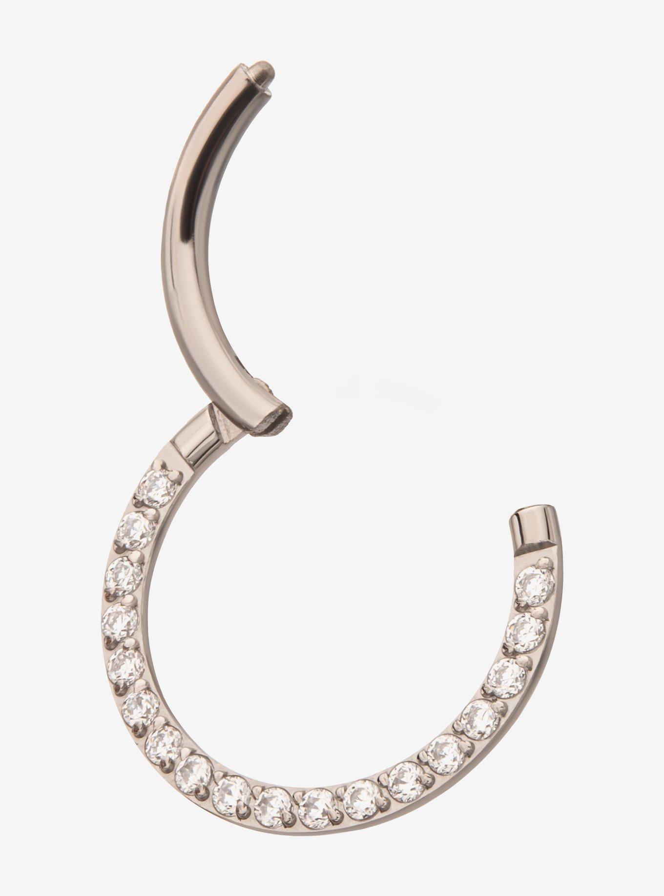Titanium Bling Hinged Clicker, , hi-res