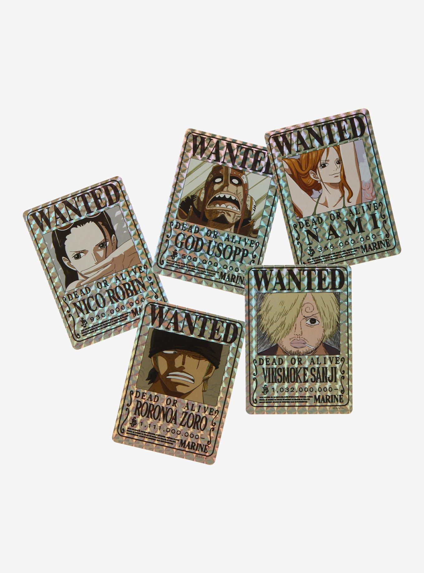 One Piece Holographic Blind Bag Trading Sticker Set &mdash; BoxLunch Exclusive, , alternate