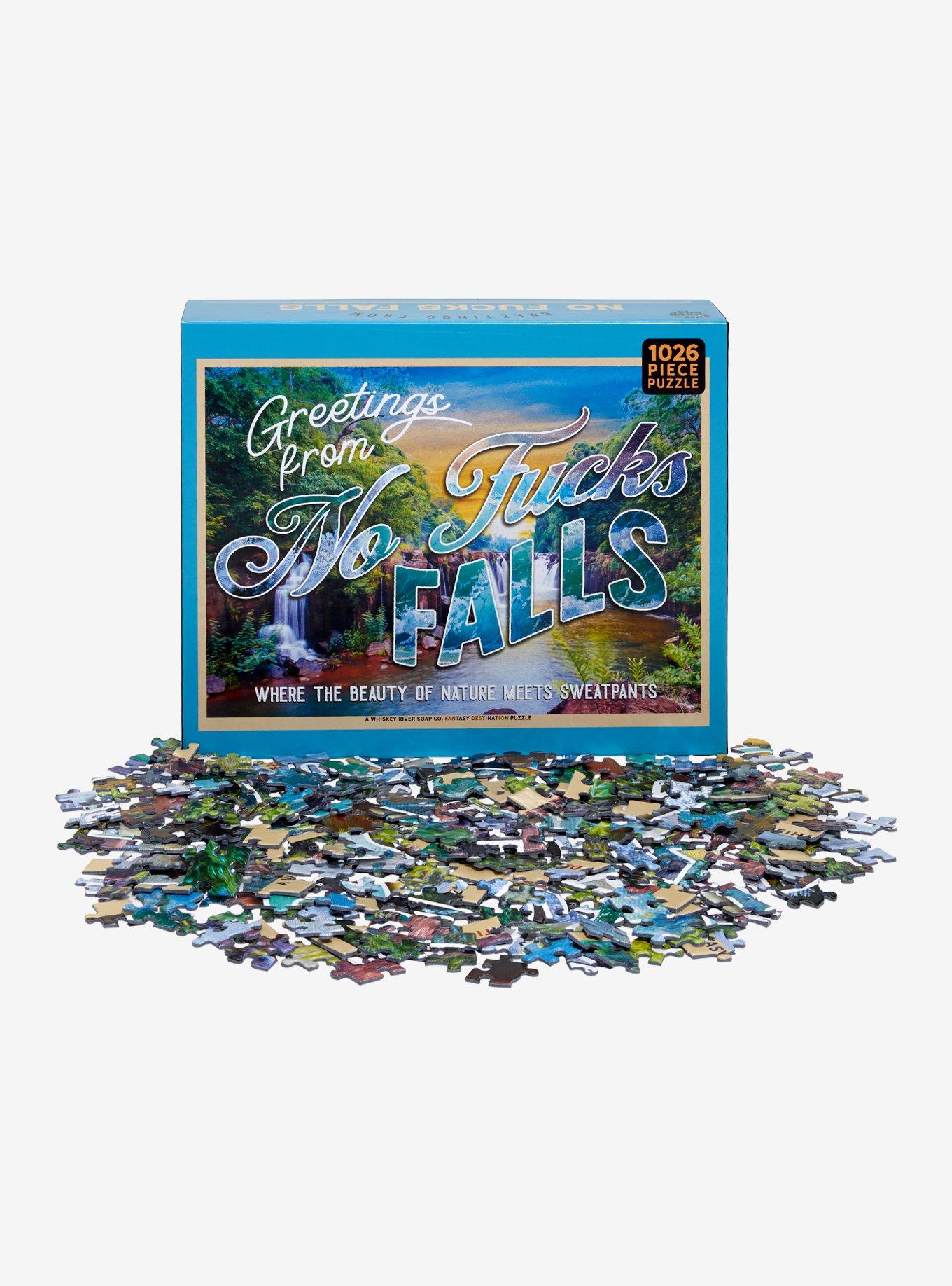 Greetings from No Fucks Falls 1026-Piece Puzzle, , alternate