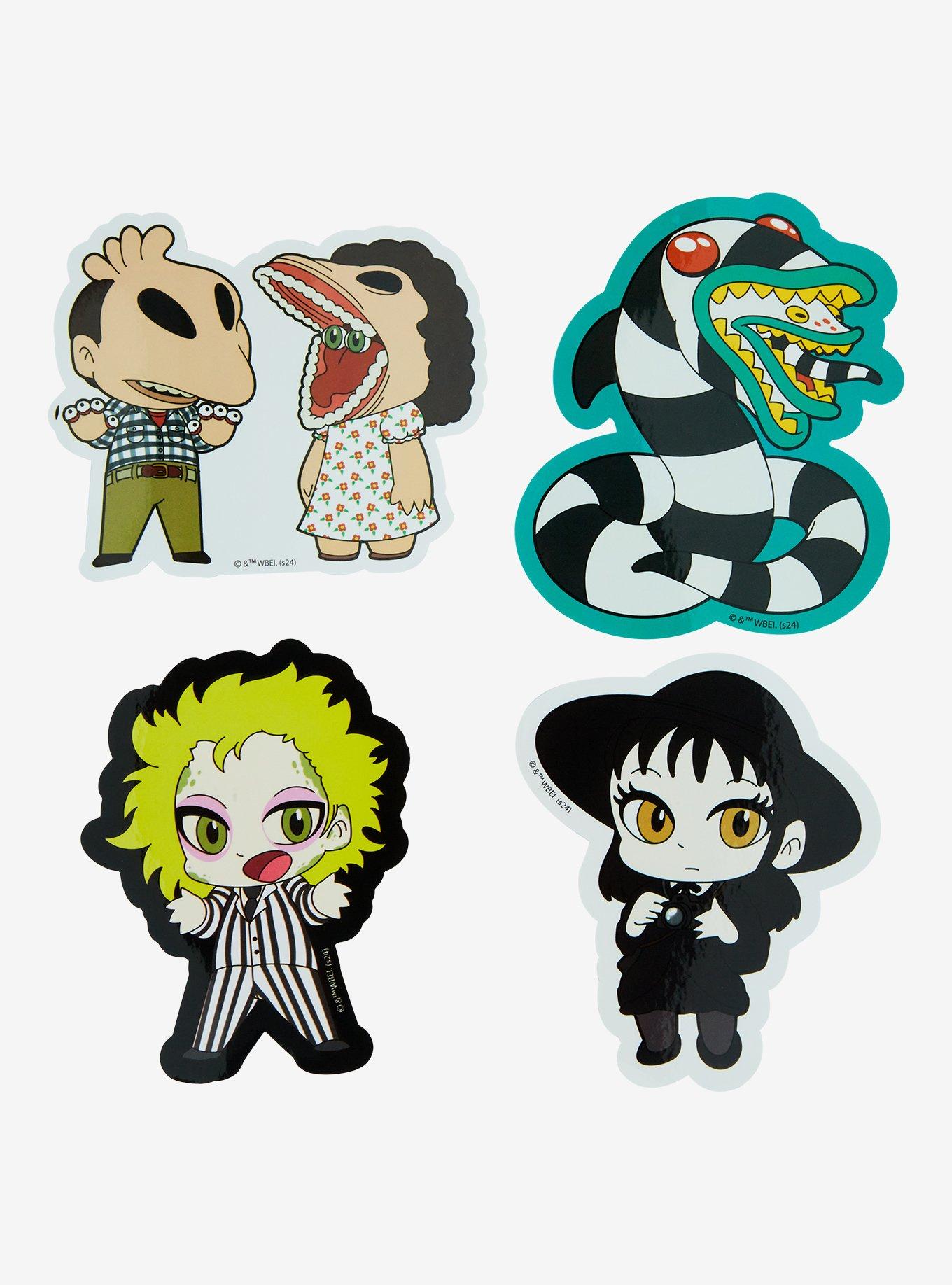 Beetlejuice Chibi Sticker Set, , alternate