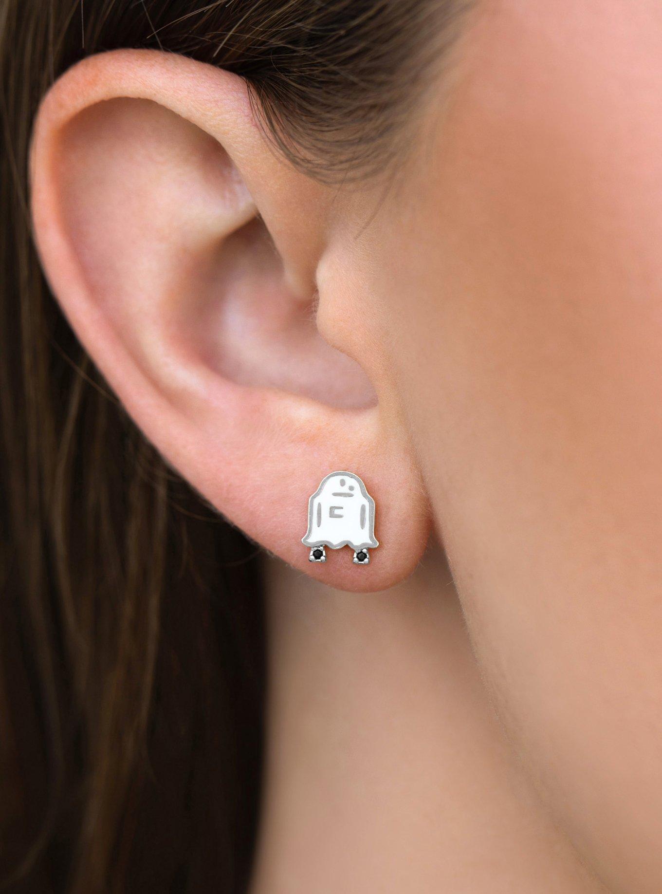 Star Wars X Girls Crew R2-D2 Ghost Stud Earrings, , hi-res