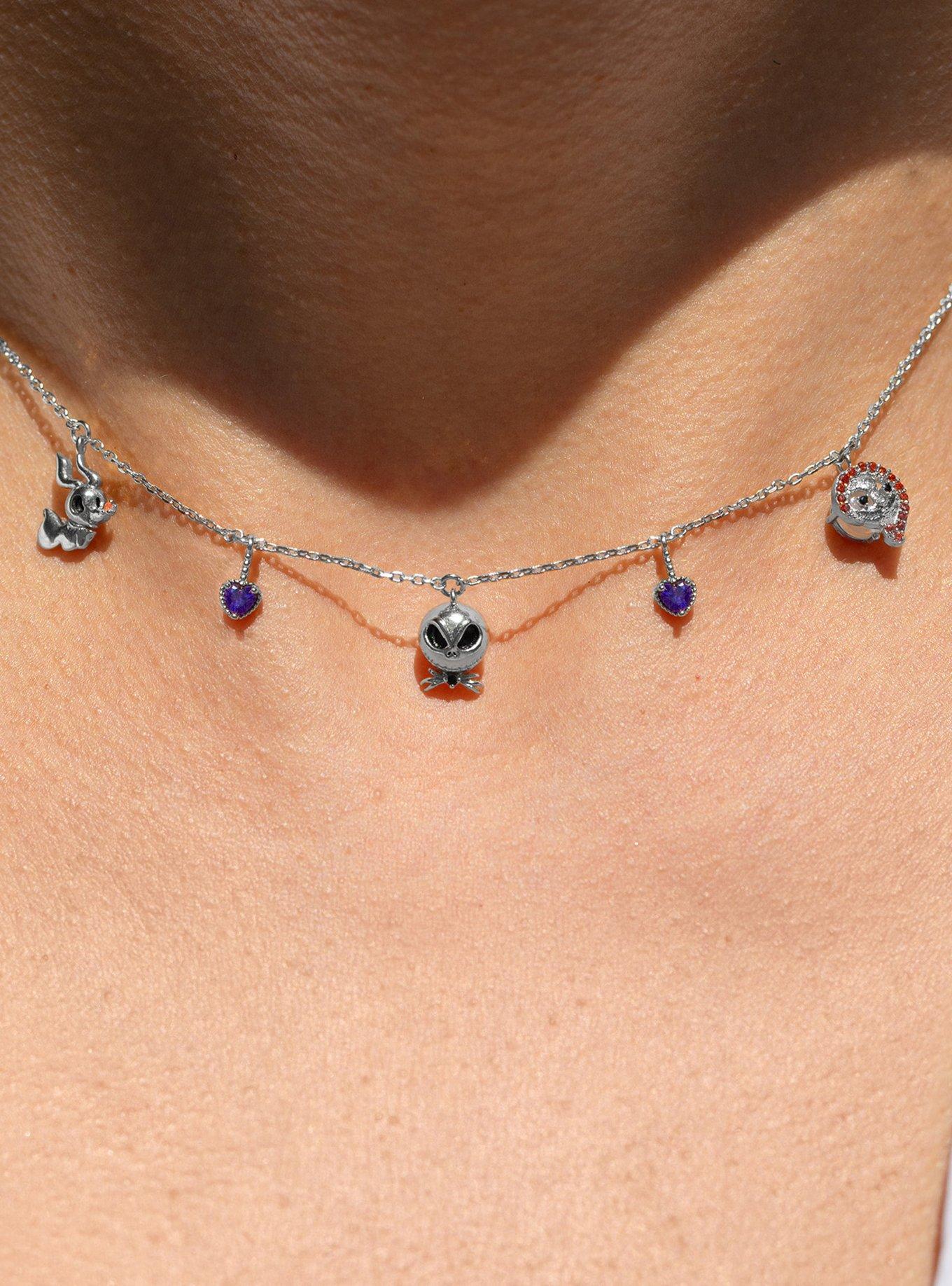 The Nightmare Before Christmas X Girls Crew Trio Necklace, , hi-res