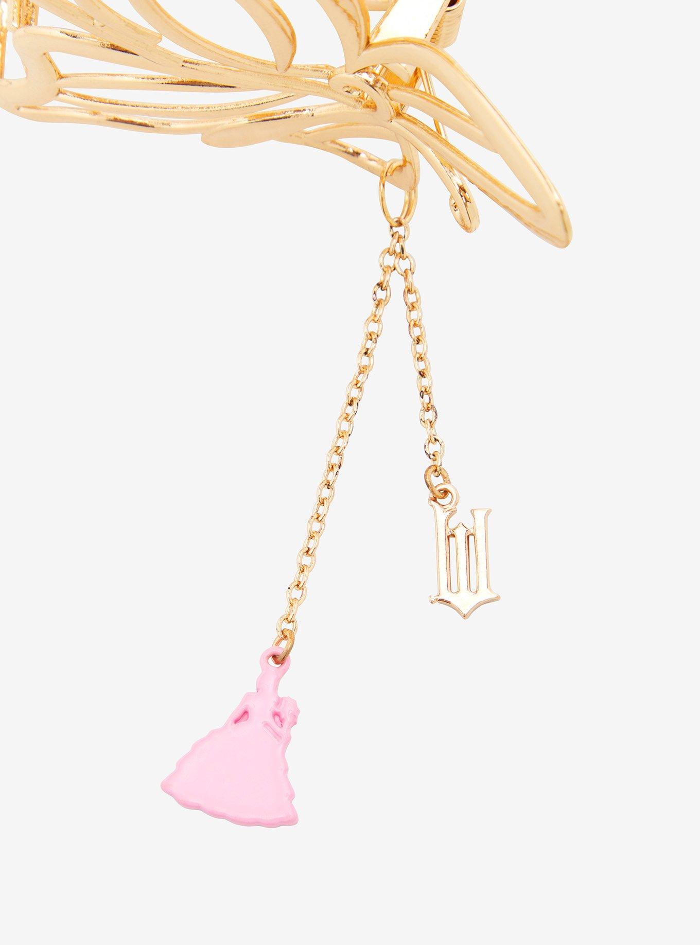 Wicked Glinda Gold Butterfly Claw Clip — BoxLunch Exclusive, , alternate