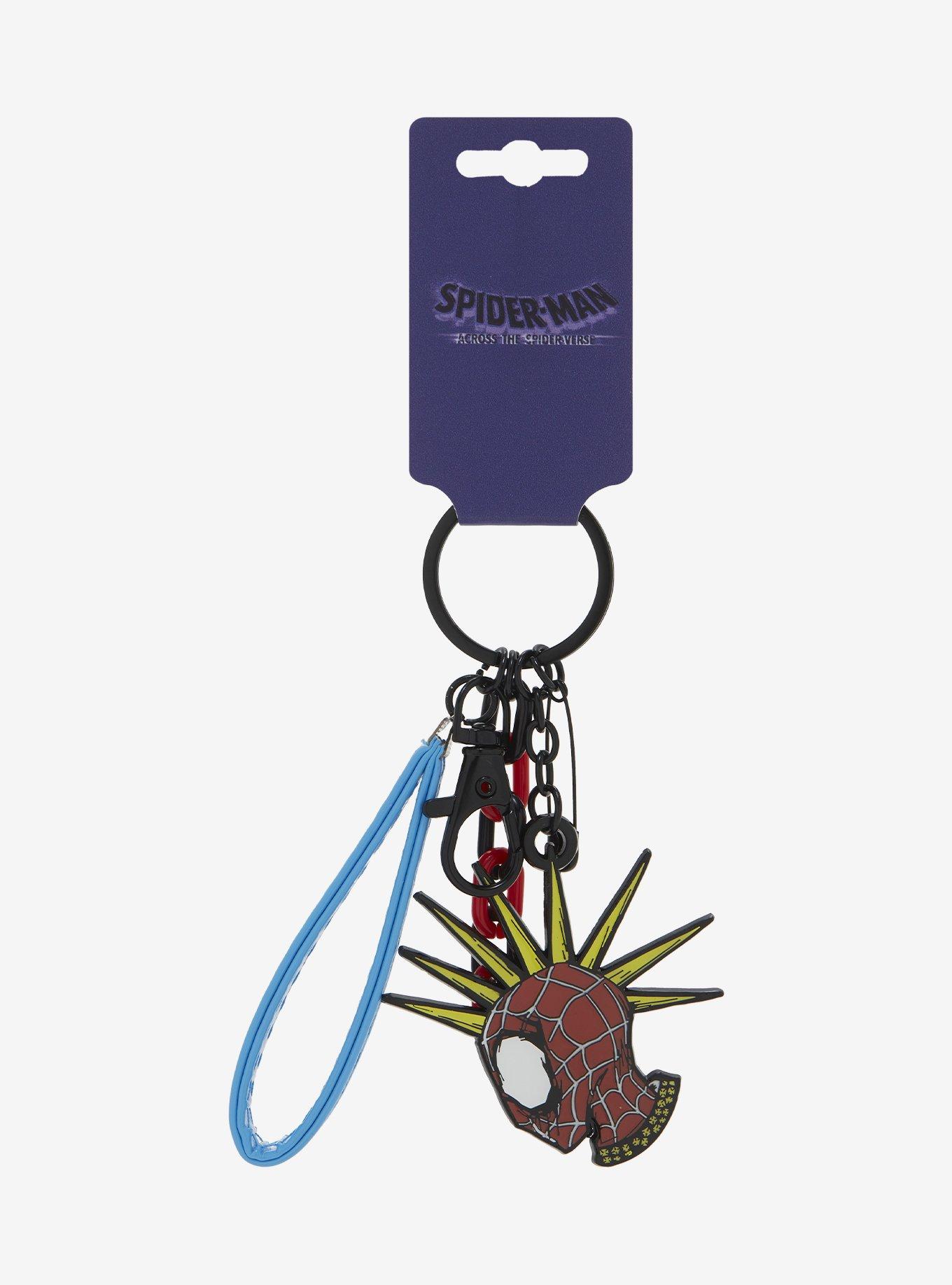 Marvel Spider-Man: Across the Spider-Verse Spider-Punk Multi-Charm Keychain, , hi-res