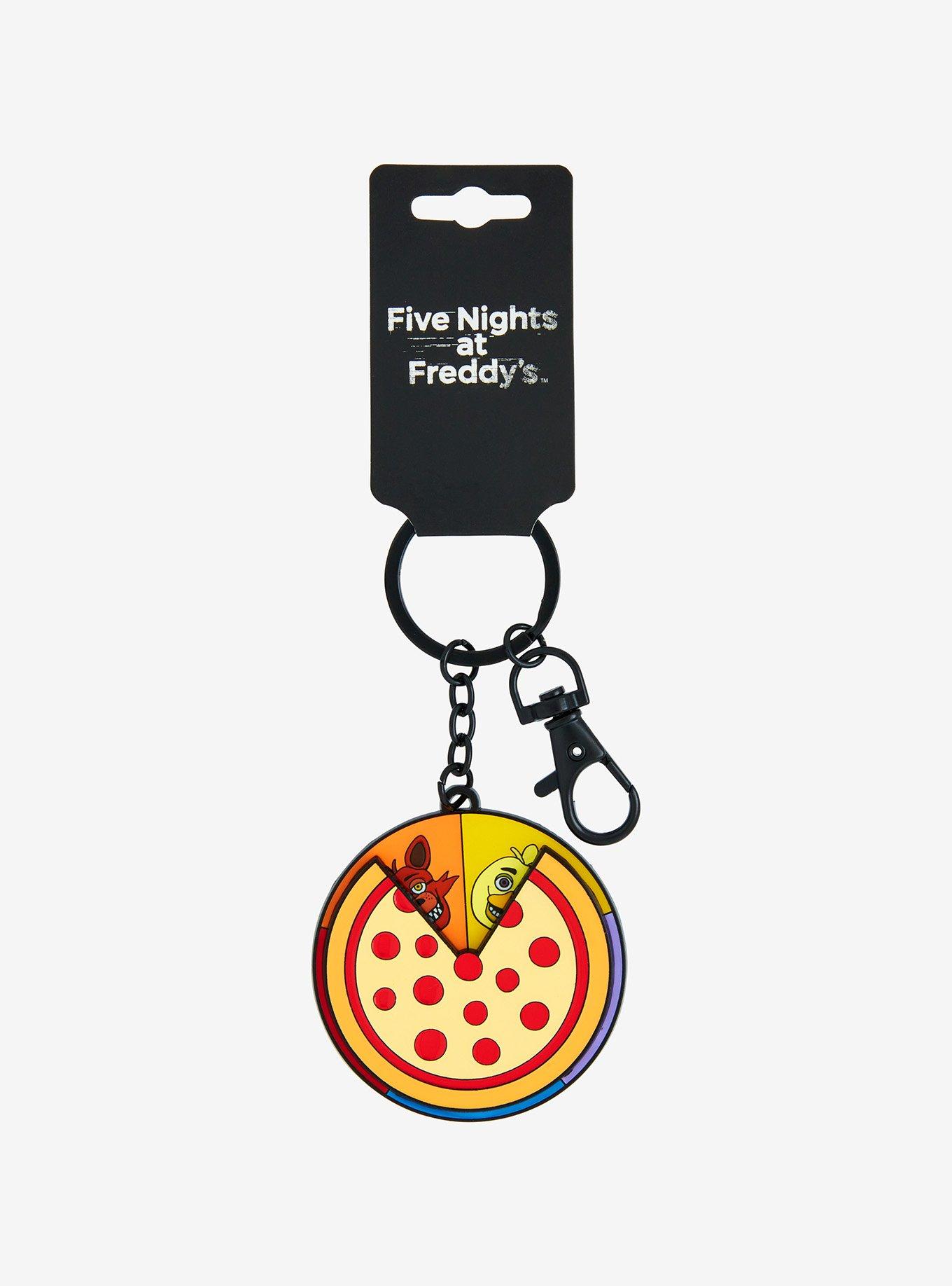 Five Nights at Freddy's Pizza Spinning Keychain, , alternate