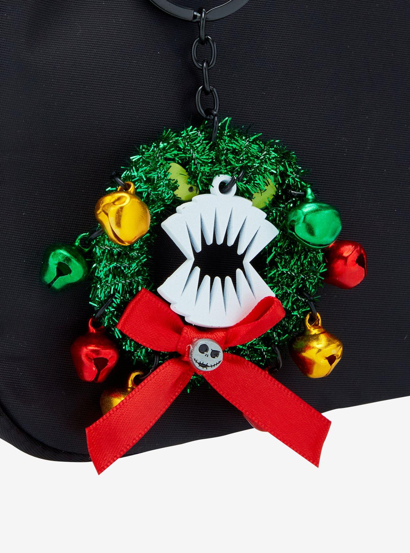 Disney The Nightmare Before Christmas Wreath Figural Keychain, , hi-res