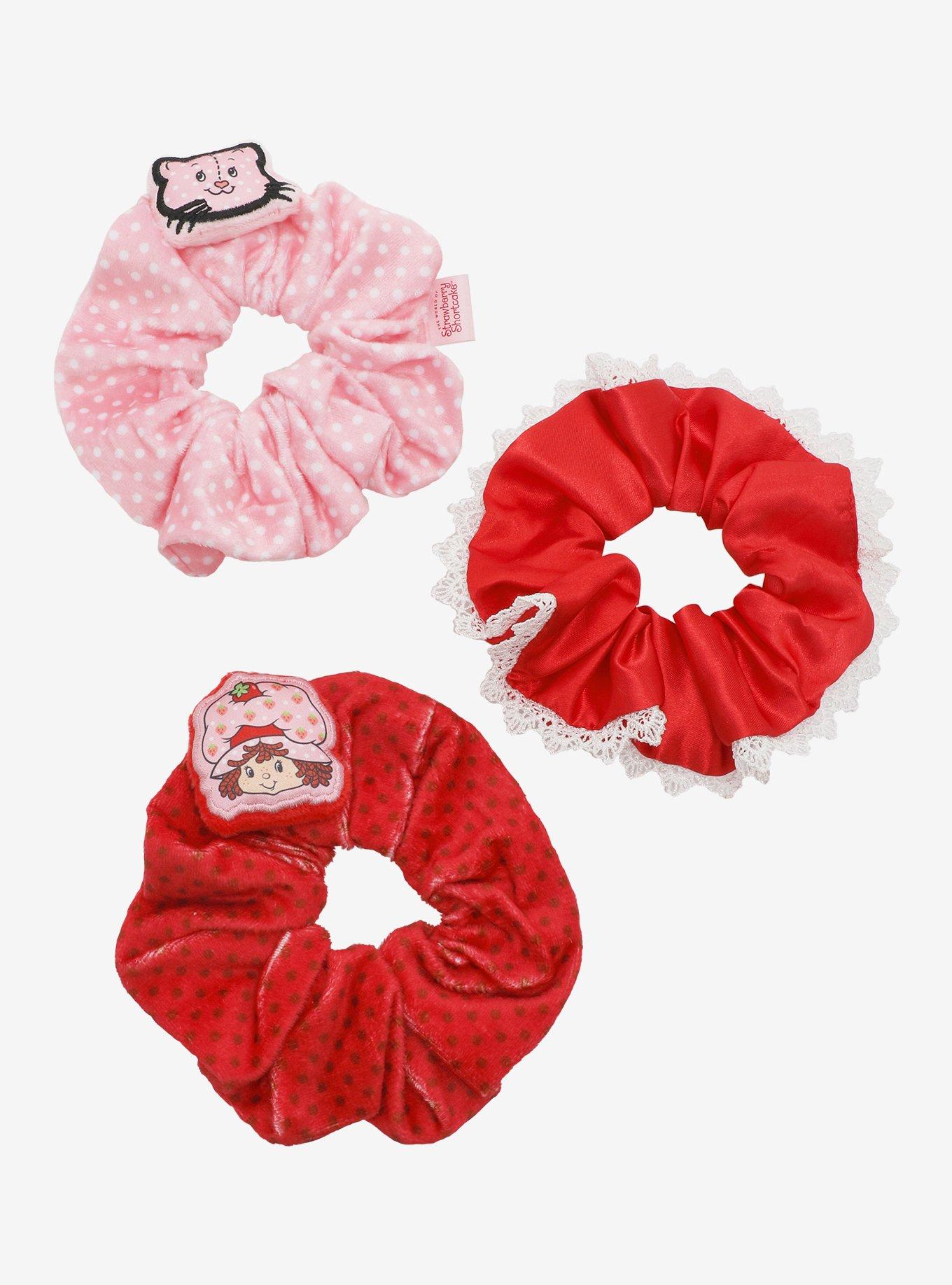 Strawberry Shortcake Custard and Strawberry Scrunchy Set, , alternate