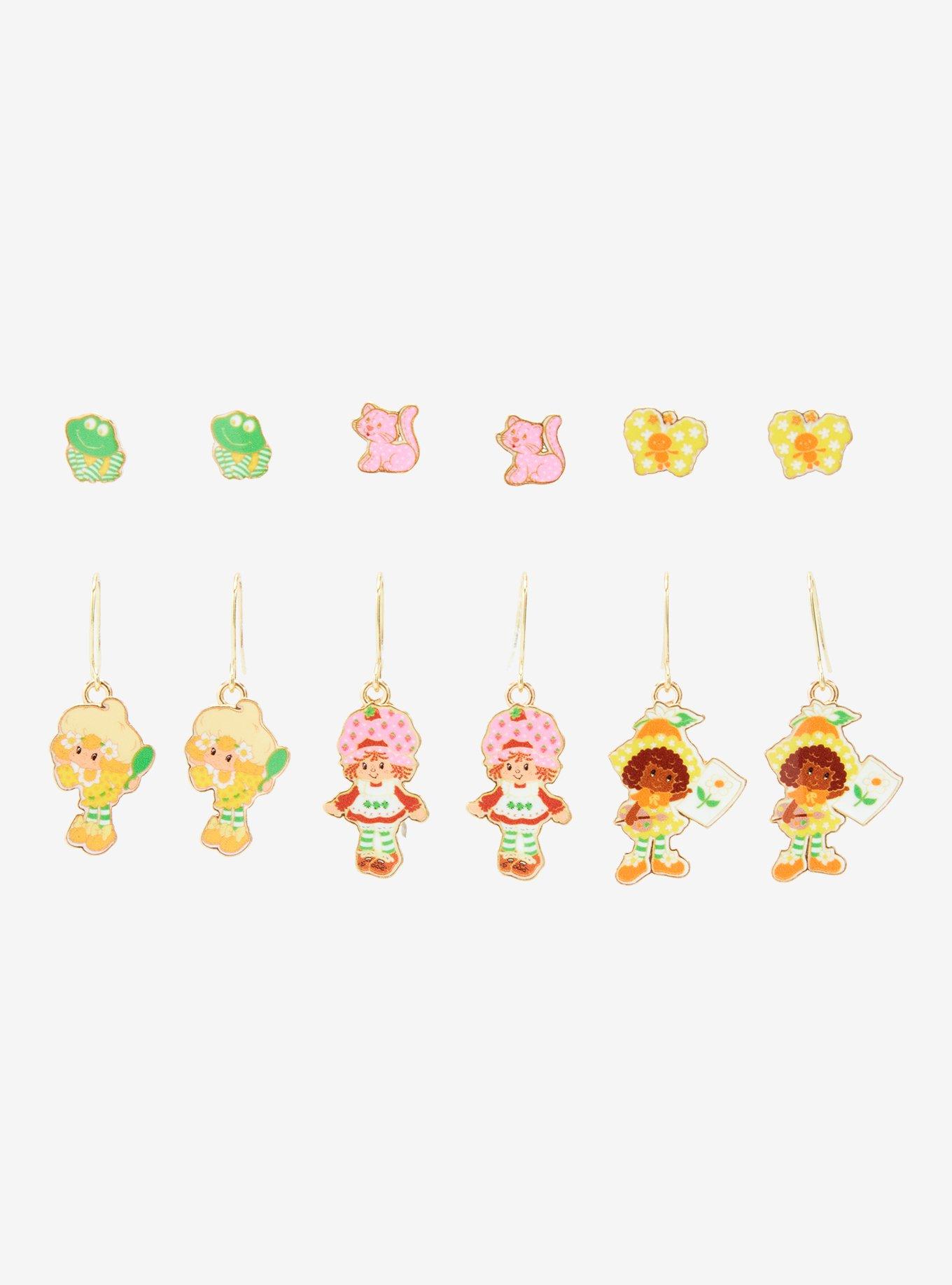 Strawberry Shortcake and Friends Pets Earring Set, , hi-res