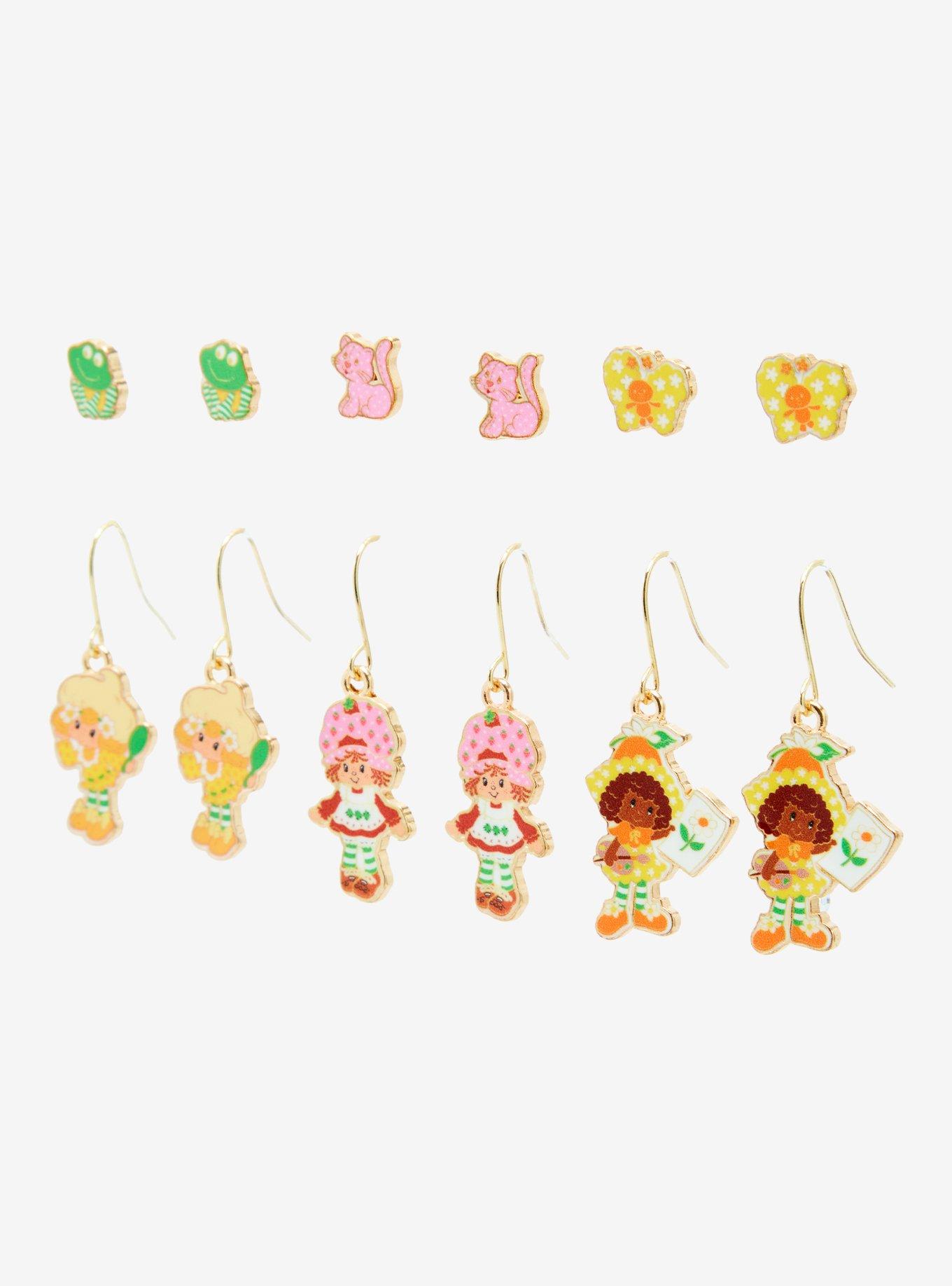 Strawberry Shortcake and Friends Pets Earring Set, , alternate