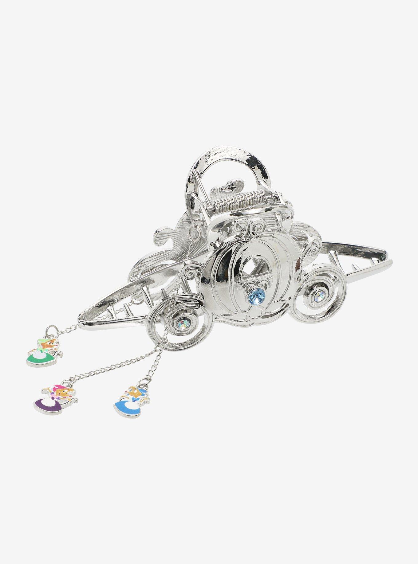 Disney Cinderella Carriage Claw Clip with Charms, , hi-res