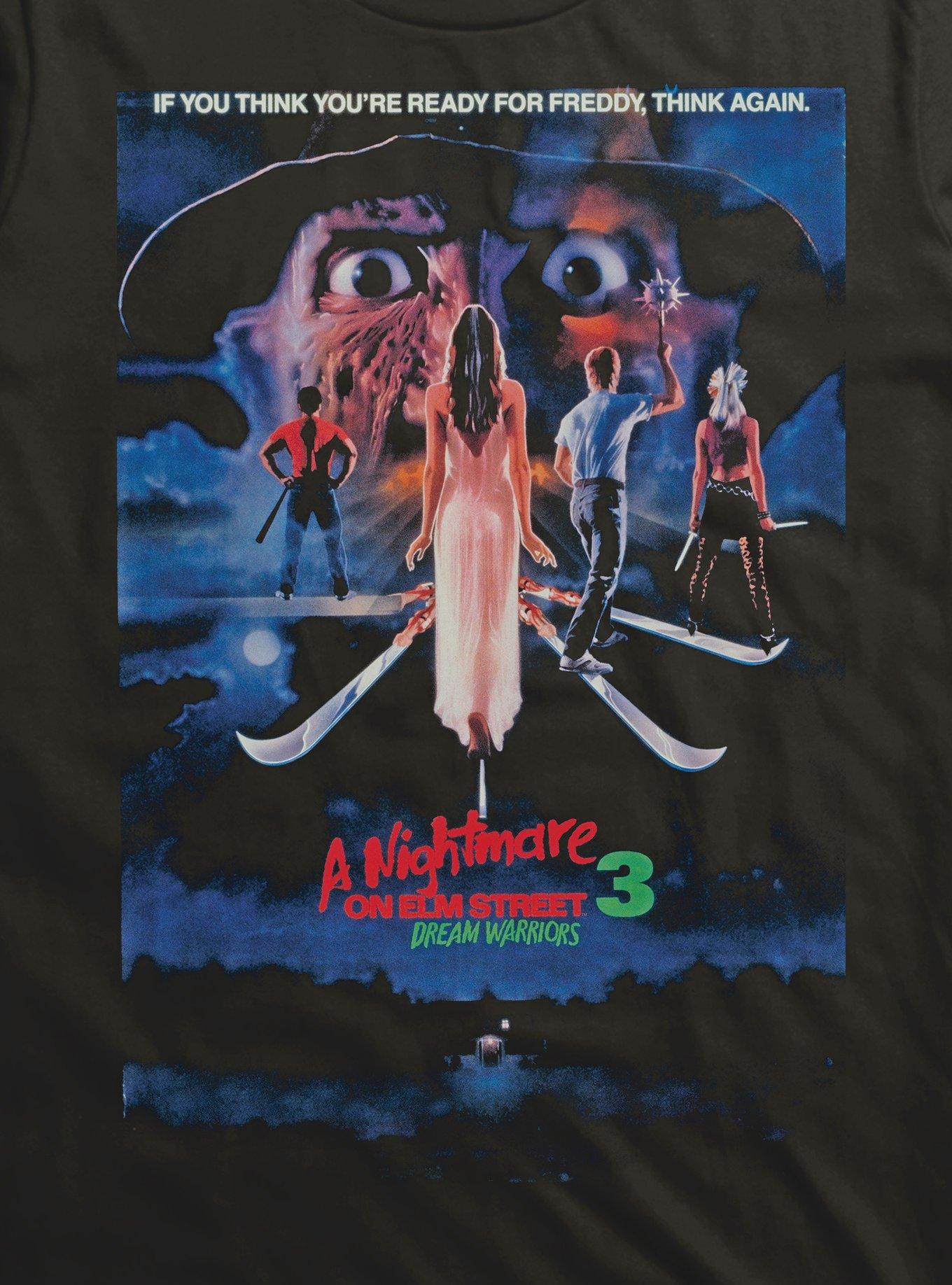 A Nightmare On Elm Street 3: Dream Warriors Poster T-Shirt, , hi-res