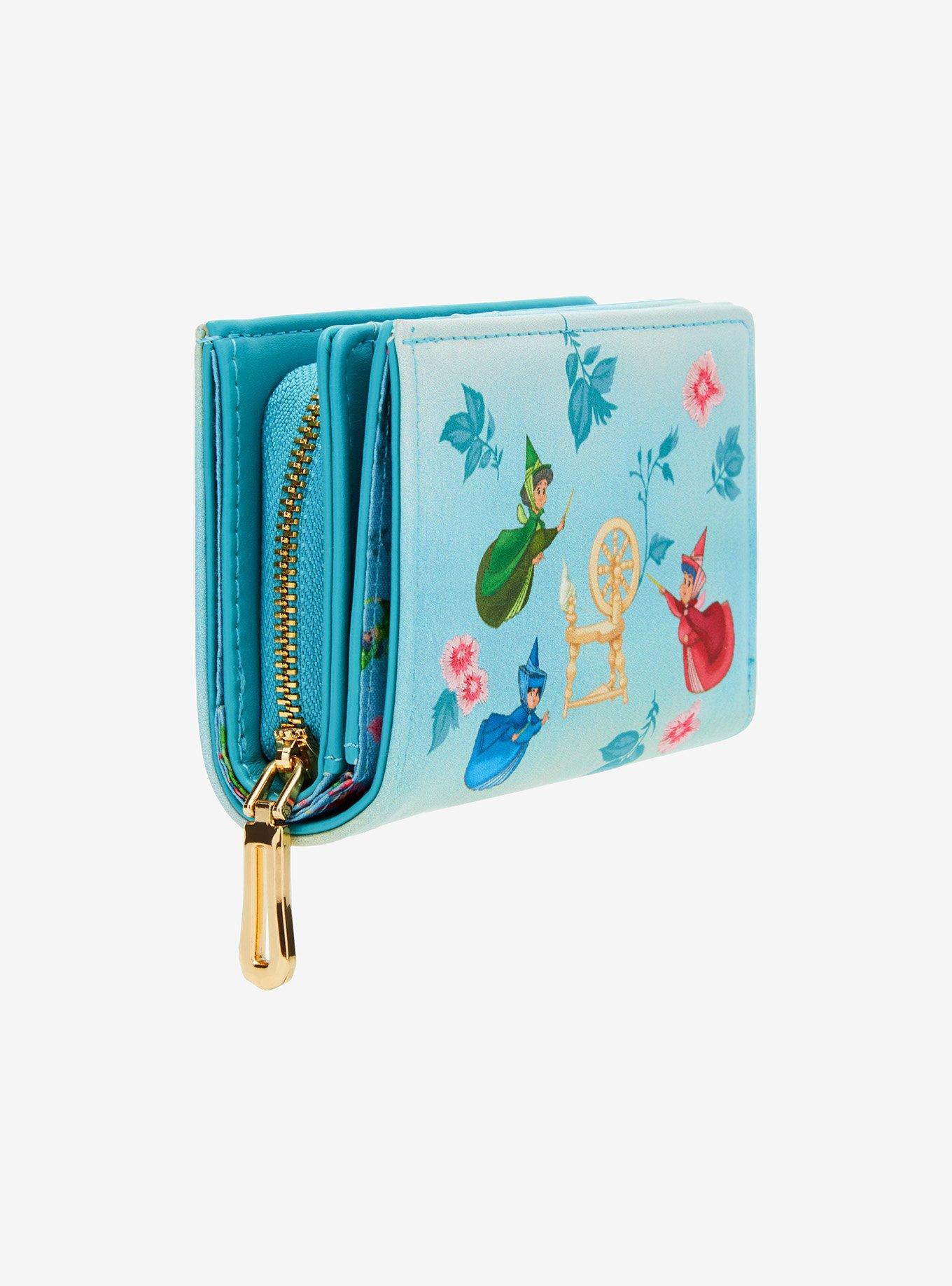 Our Universe Sleeping Beauty Flora Fauna And Merryweather Wallet, , hi-res