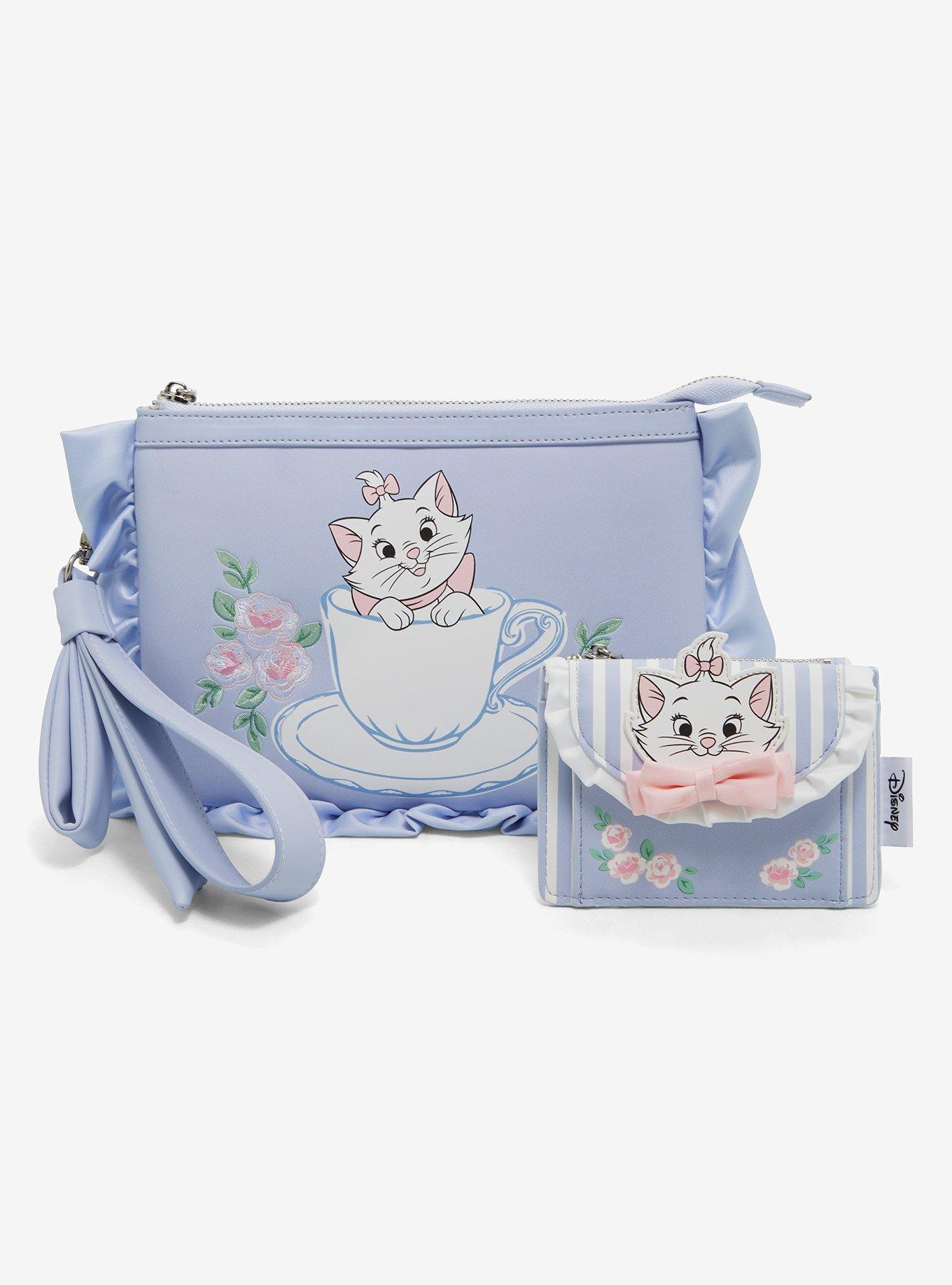 Our Universe Disney The Aristocats Marie Ruffled Floral Cardholder, , alternate