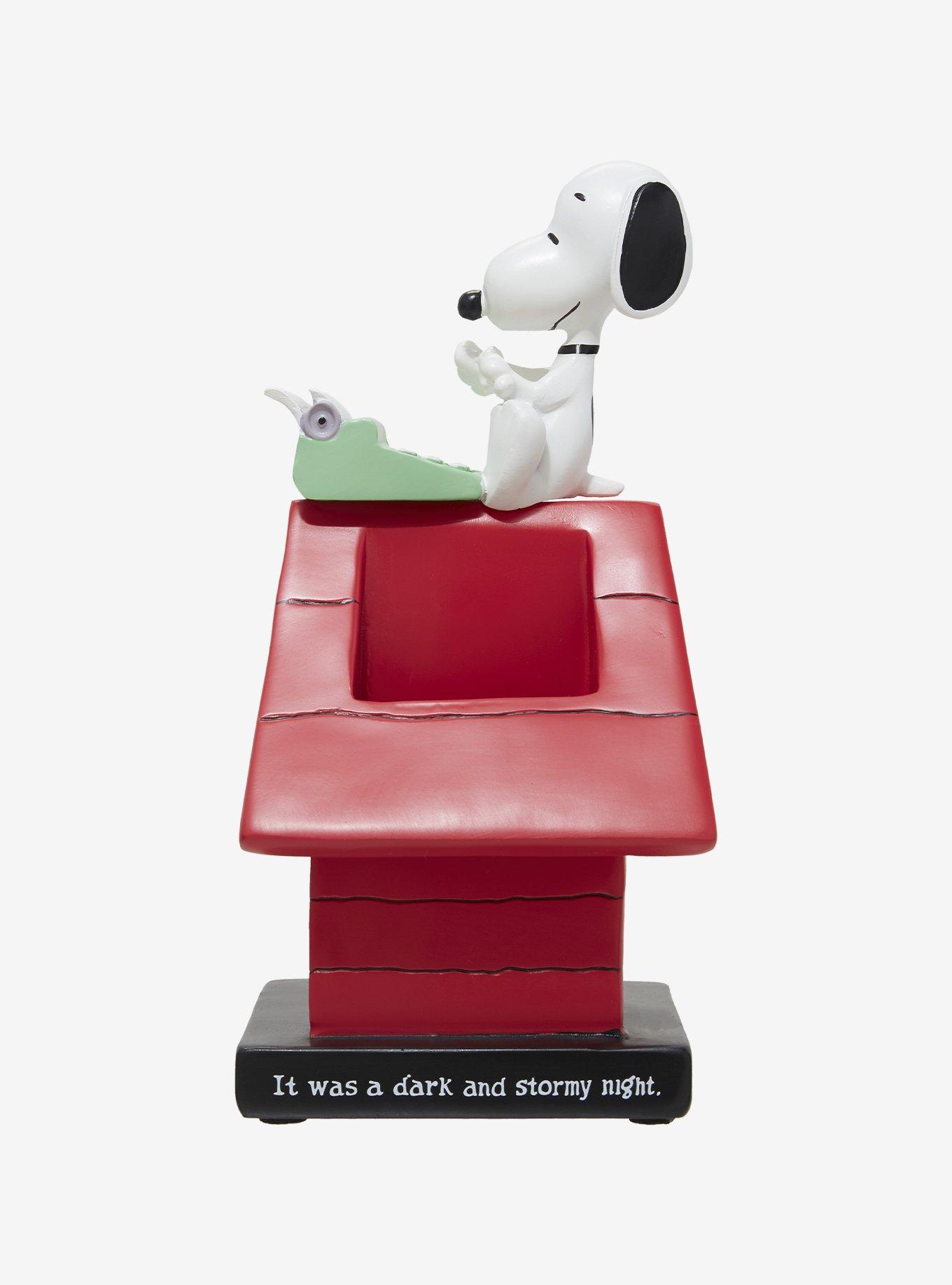 Peanuts Snoopy Doghouse Typewriter Figural Pen Holder, , hi-res