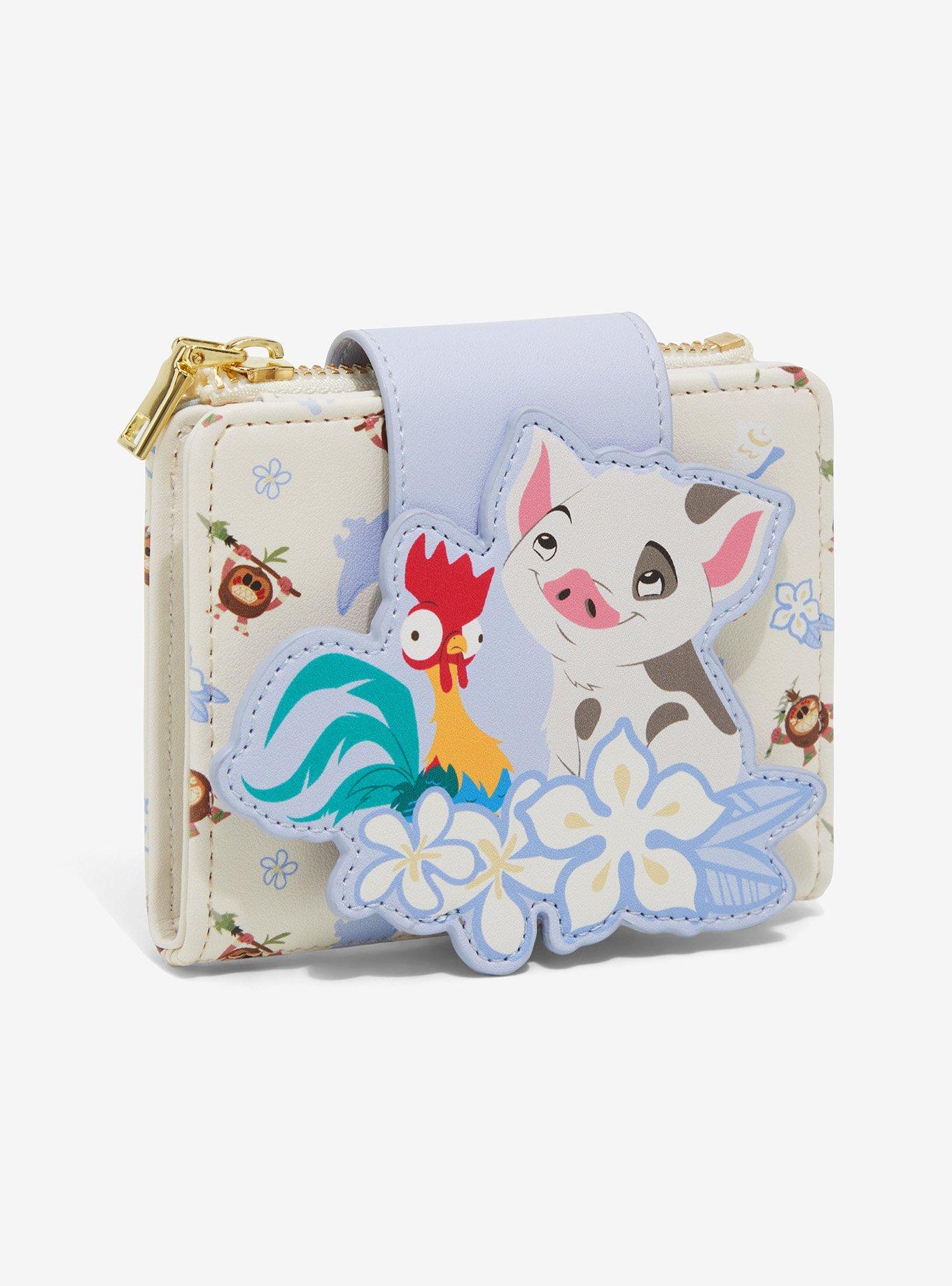 Her Universe Disney Moana 2 Pua & Heihei Flap Wallet, , alternate