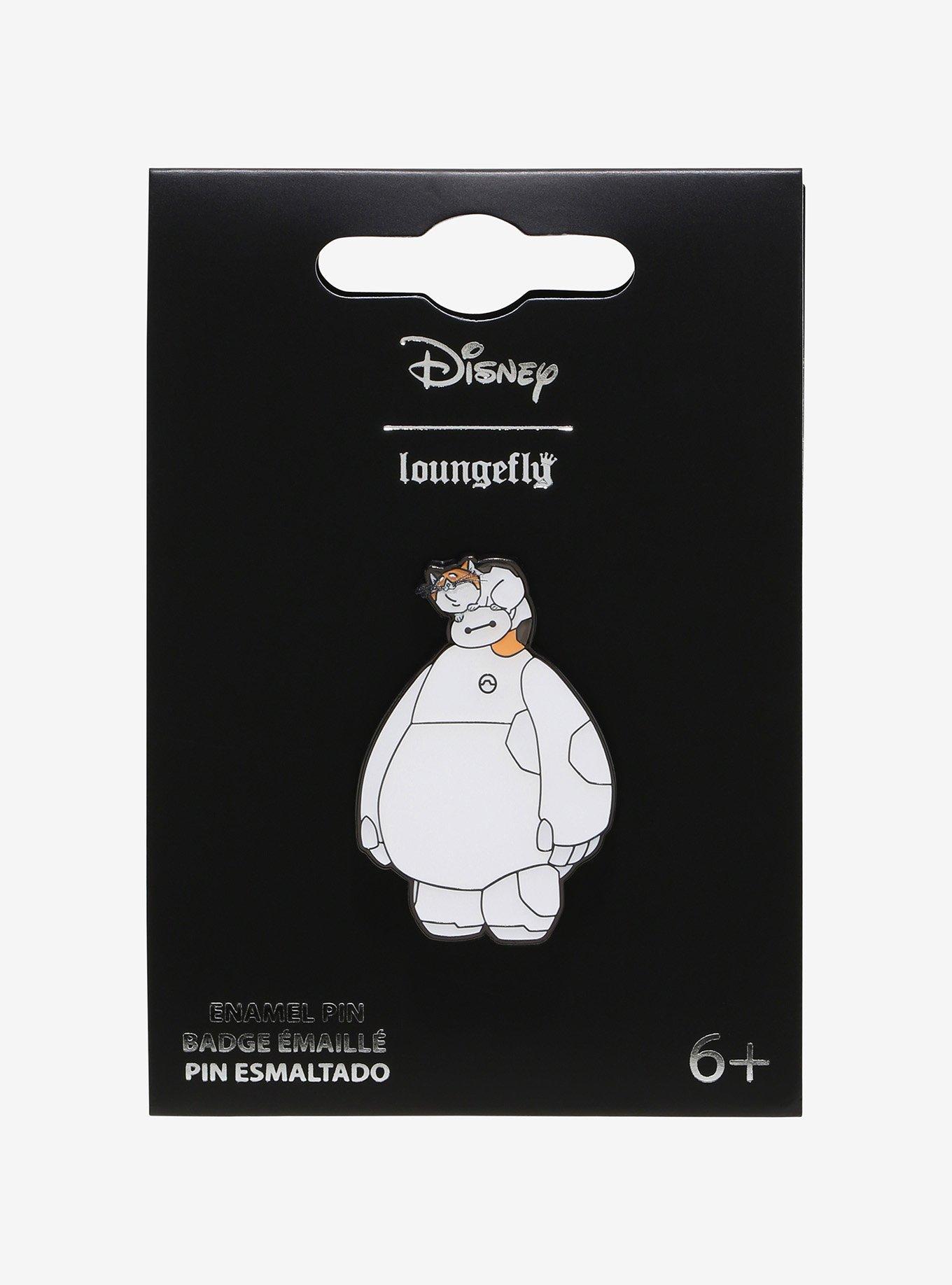 Loungefly Disney Big Hero 6 Baymax & Mochi Enamel Pin, , hi-res