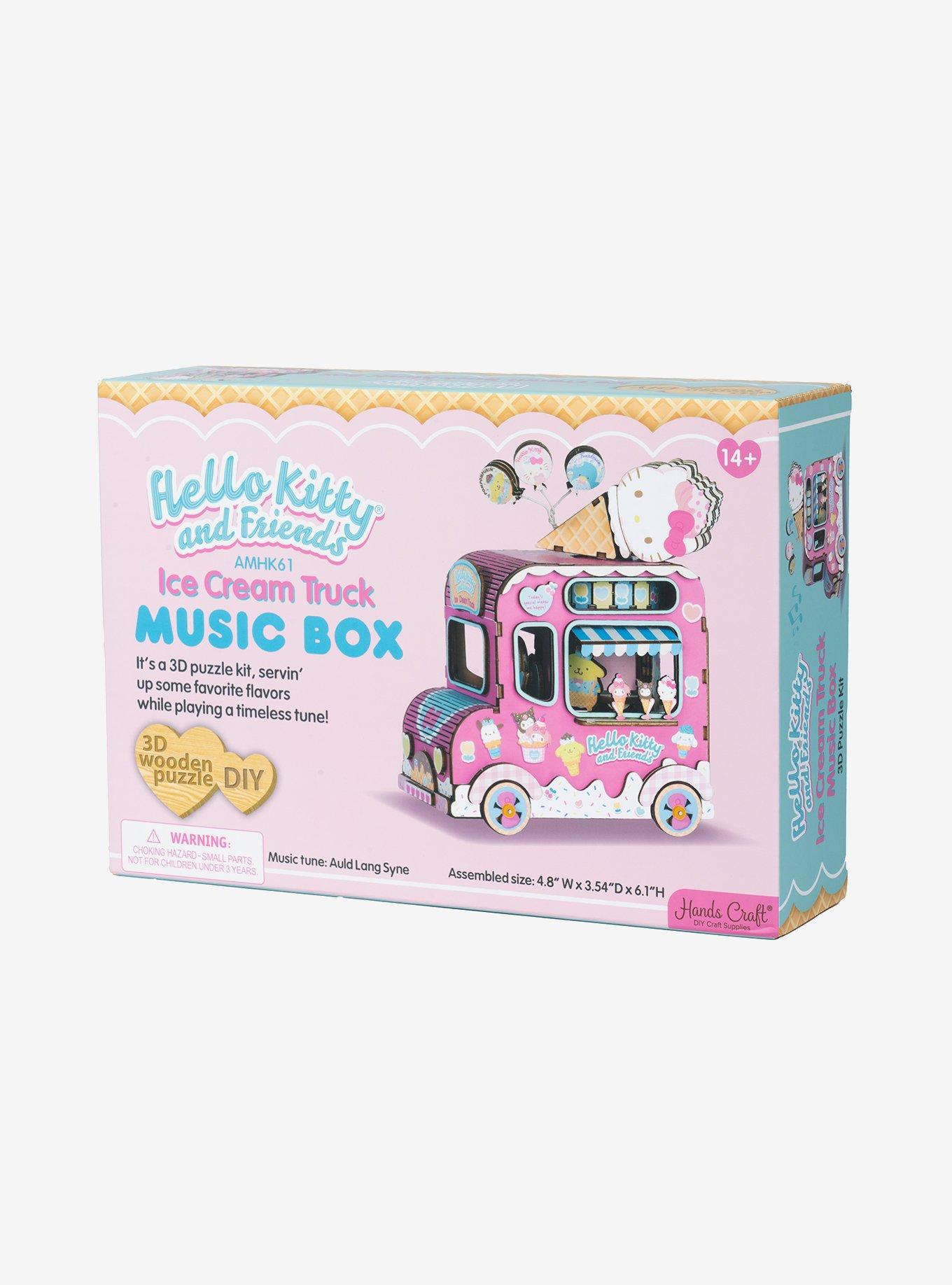 Hello Kitty And Friends Ice Cream Truck Music Box 3D Puzzle, , alternate
