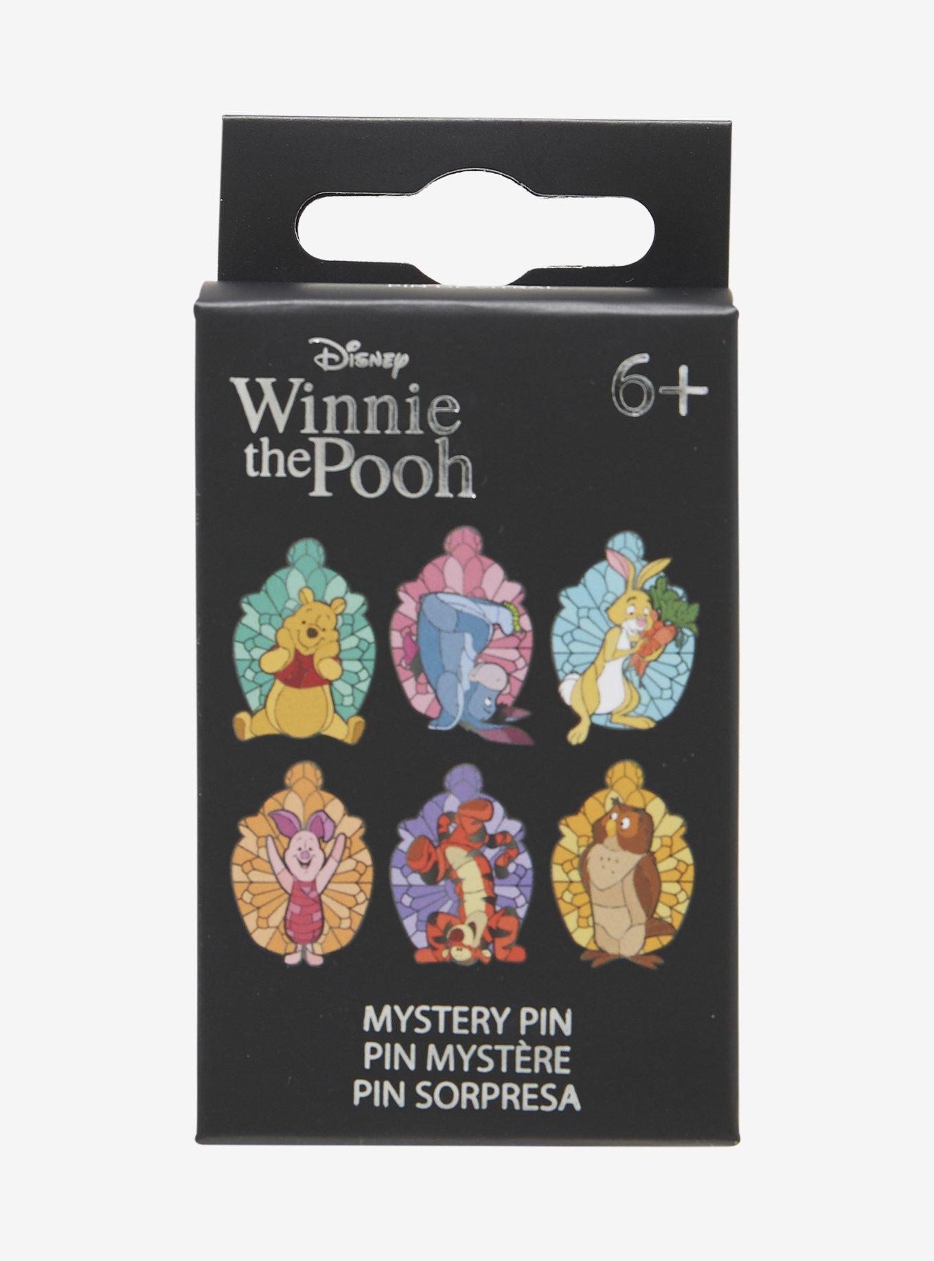 Loungefly Disney Winnie The Pooh Stained Glass Blind Box Enamel Pin, , hi-res