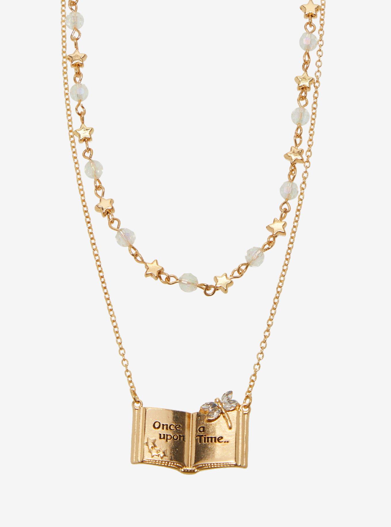 Thorn & Fable Storybook Dragonfly Layered Necklace, , alternate