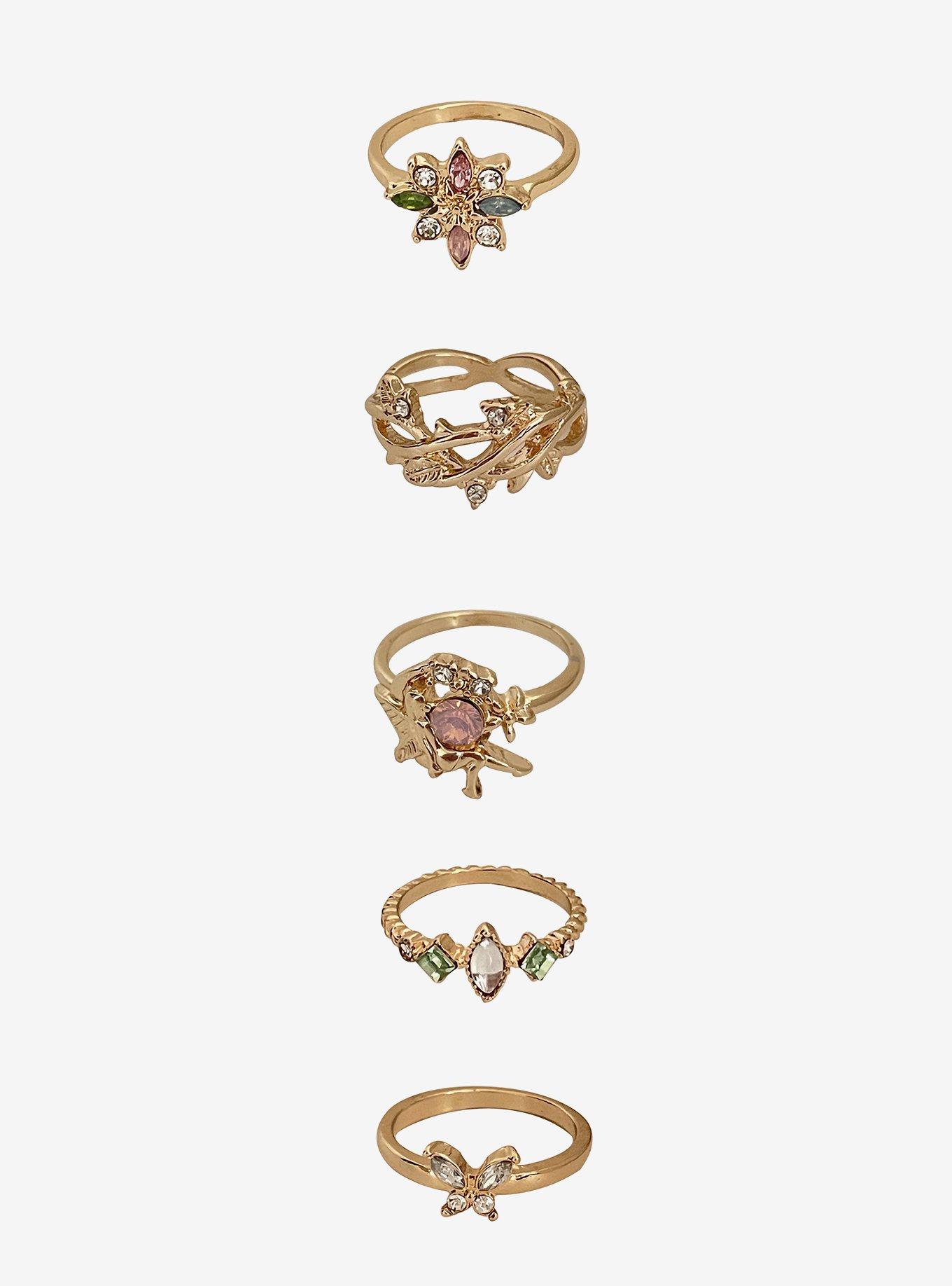 Thorn & Fable Fairy Gems Ring Set, , hi-res