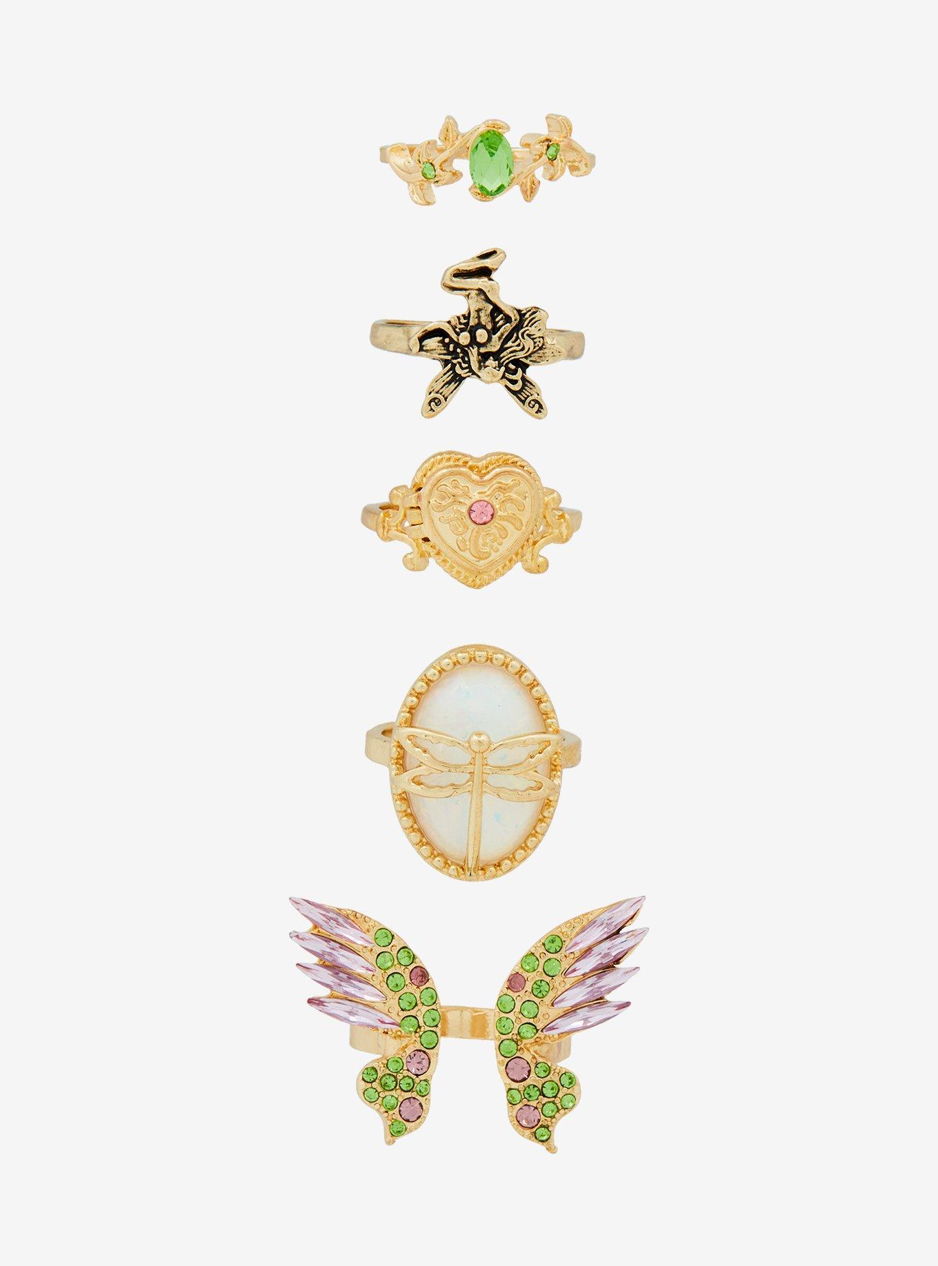 Thorn & Fable Fairy Locket Ring Set, , hi-res