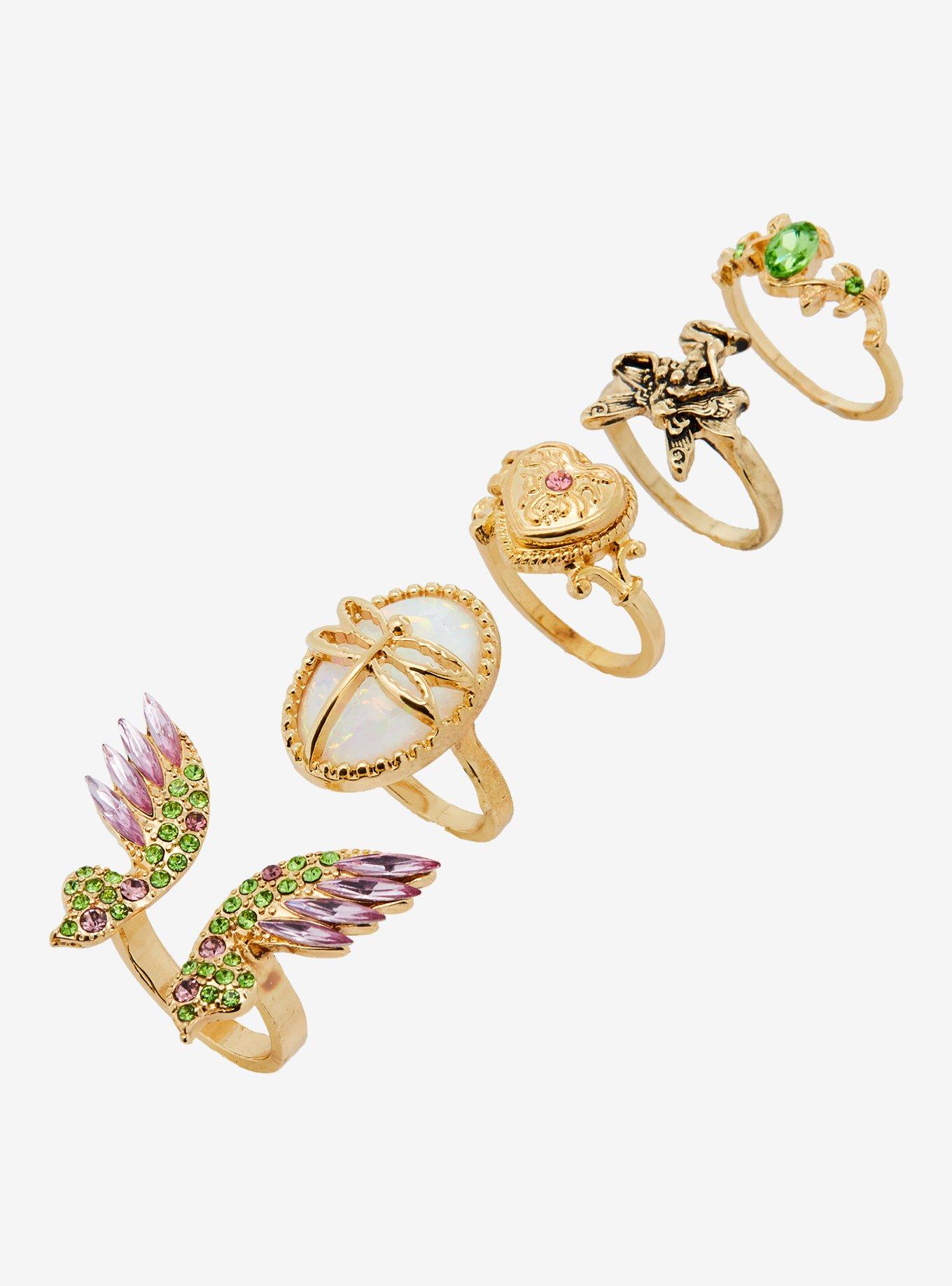Thorn & Fable Fairy Locket Ring Set, , alternate