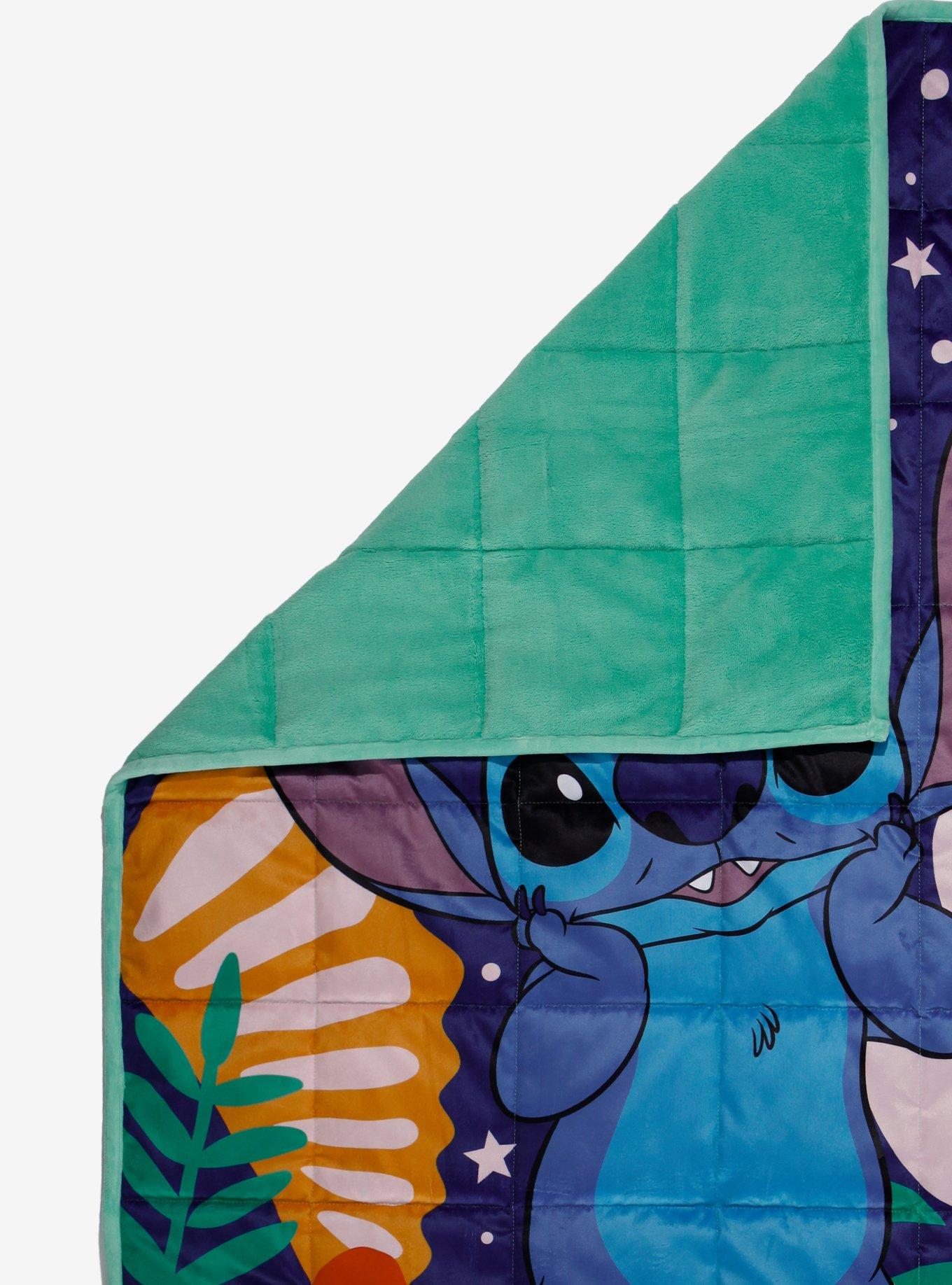 Disney Stitch Tropical Flora Weighted Blanket, , alternate