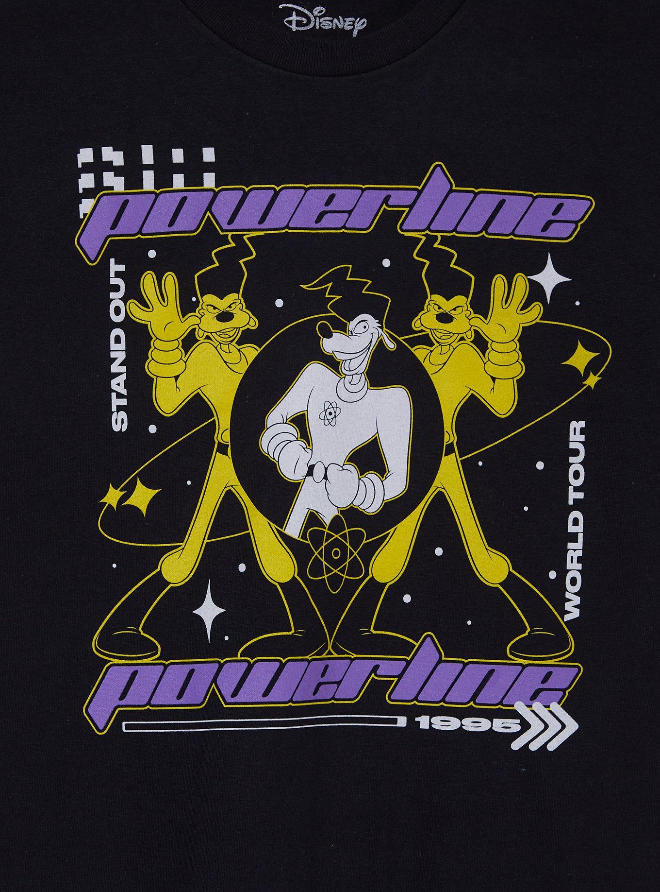 Disney A Goofy Movie Powerline World Tour Contrast T-Shirt — BoxLunch Exclusive, , hi-res