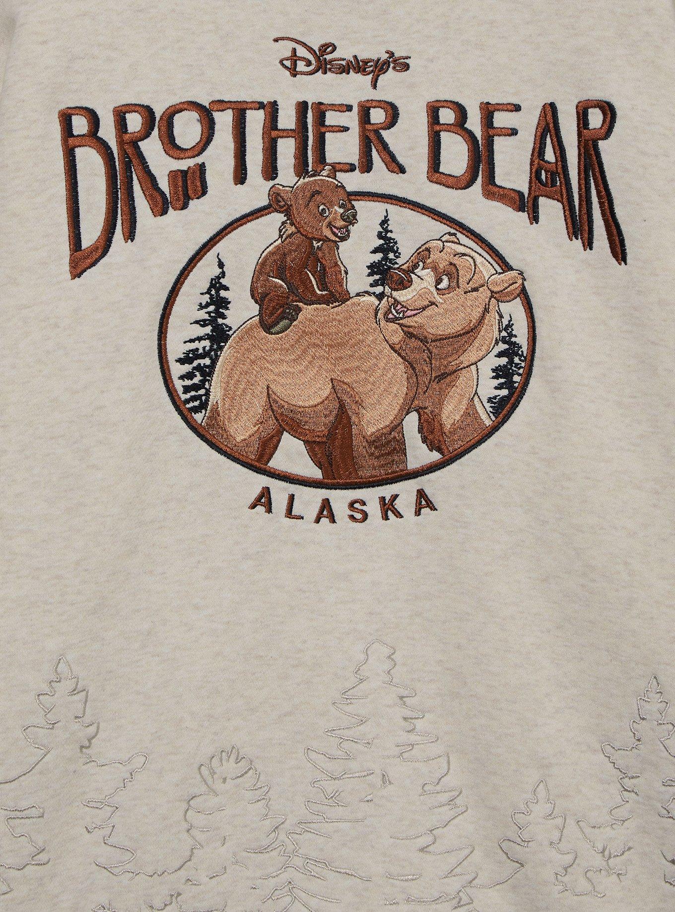 Disney Brother Bear Kenai & Koda Alaska Crewneck — BoxLunch Exclusive, HEATHER GREY, alternate