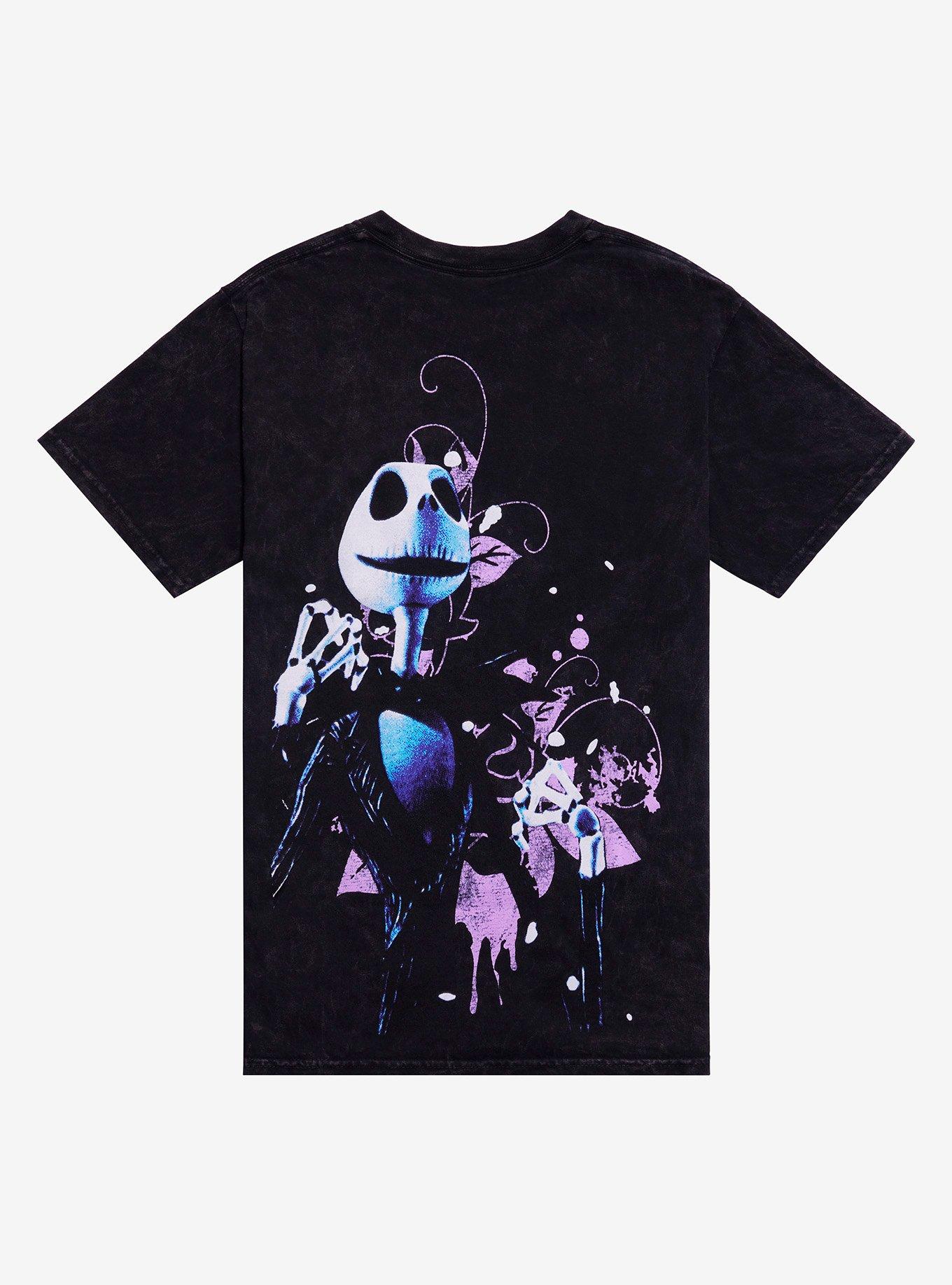 The Nightmare Before Christmas Jack & Sally Wash Boyfriend Fit Girls T-Shirt, , hi-res