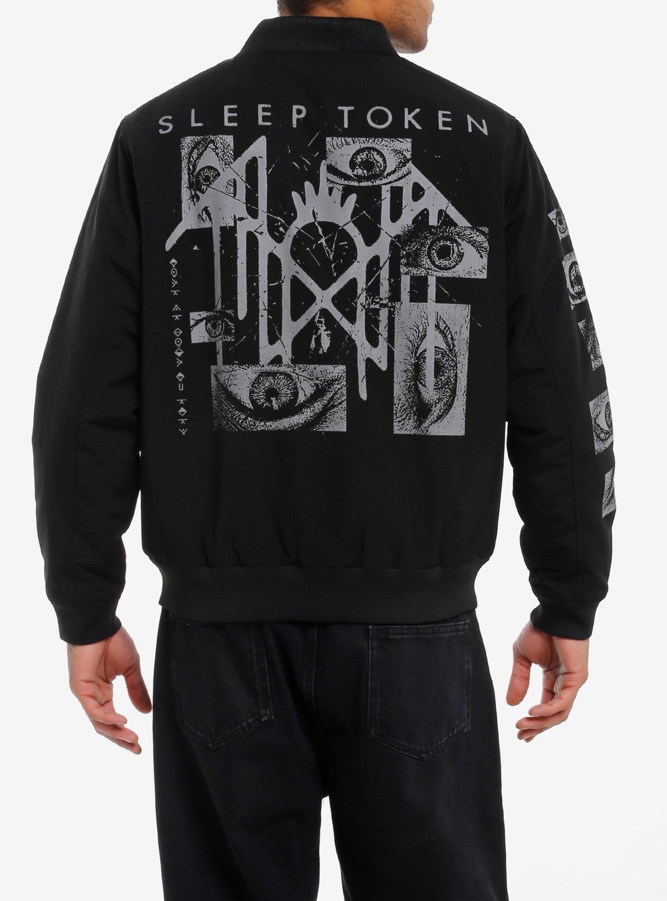 Sleep Token Logo Eyes Bomber Jacket, , hi-res