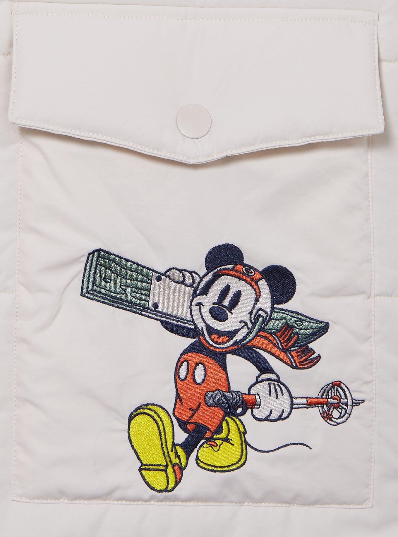 Disney Mickey Mouse & Friends Ski Puffer Vest - BoxLunch Exclusive, CREAM, alternate